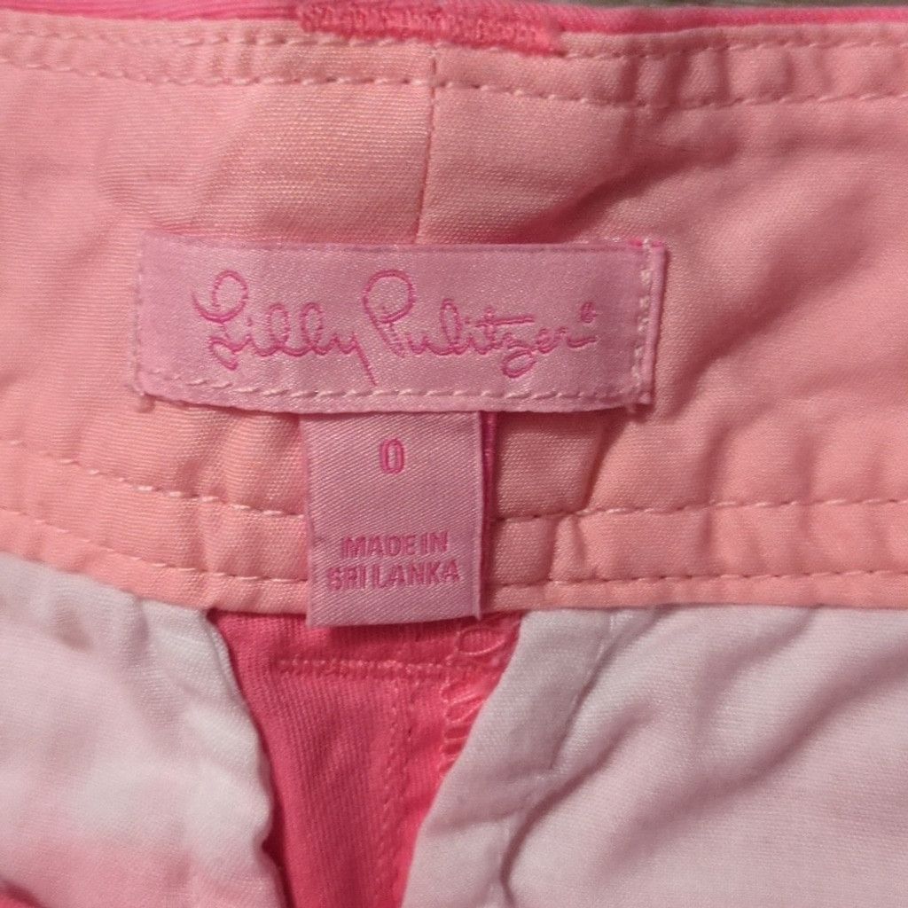 Lilly Pulitzer Lilly Pulitzer Pink Chino Shorts Size 0 Size 25" / US 0 / IT 36 - 4 Thumbnail
