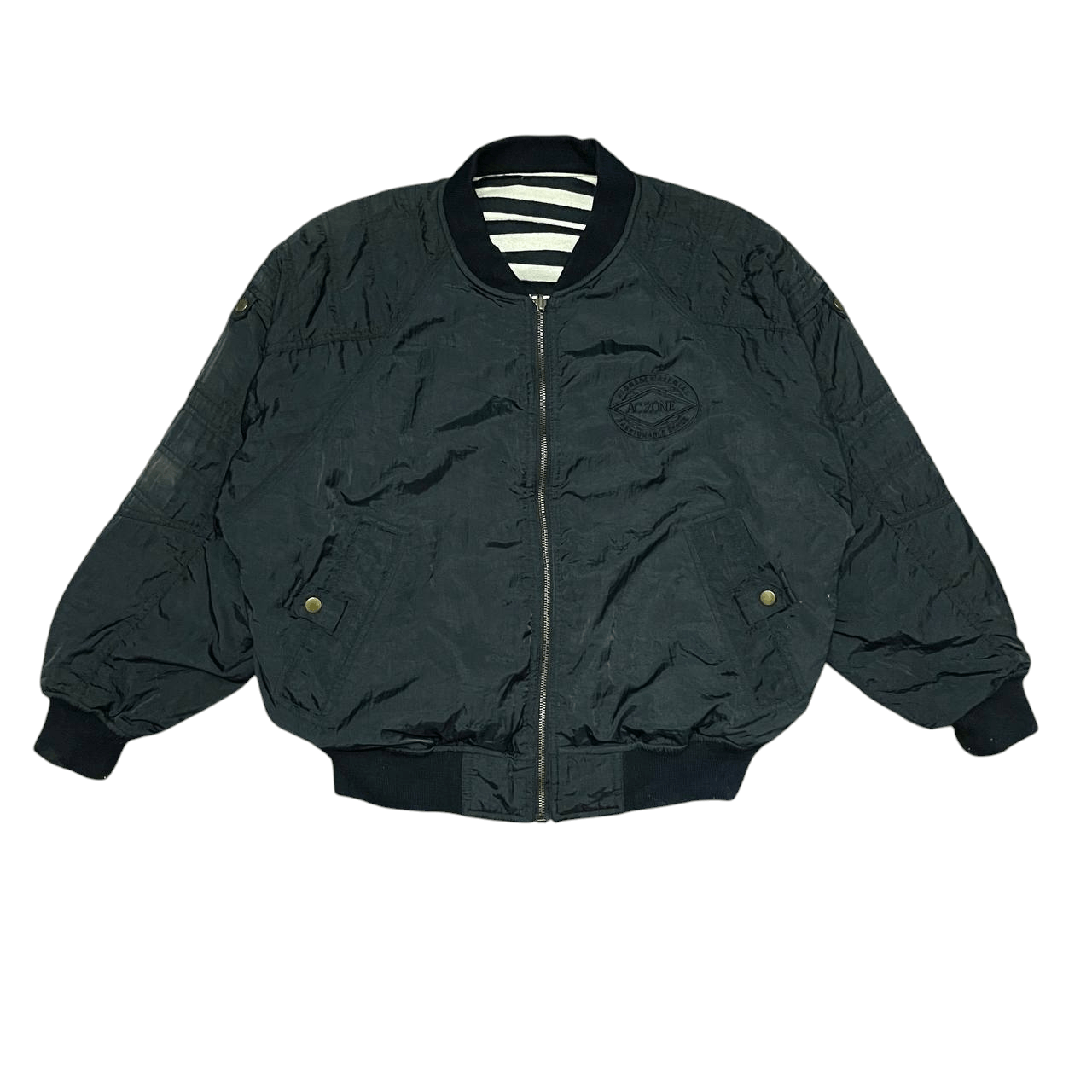 Issey Miyake Vintage AC Zone Bomber Jacket Reversible Issey Style Size US S / EU 44-46 / 1 - 3 Thumbnail