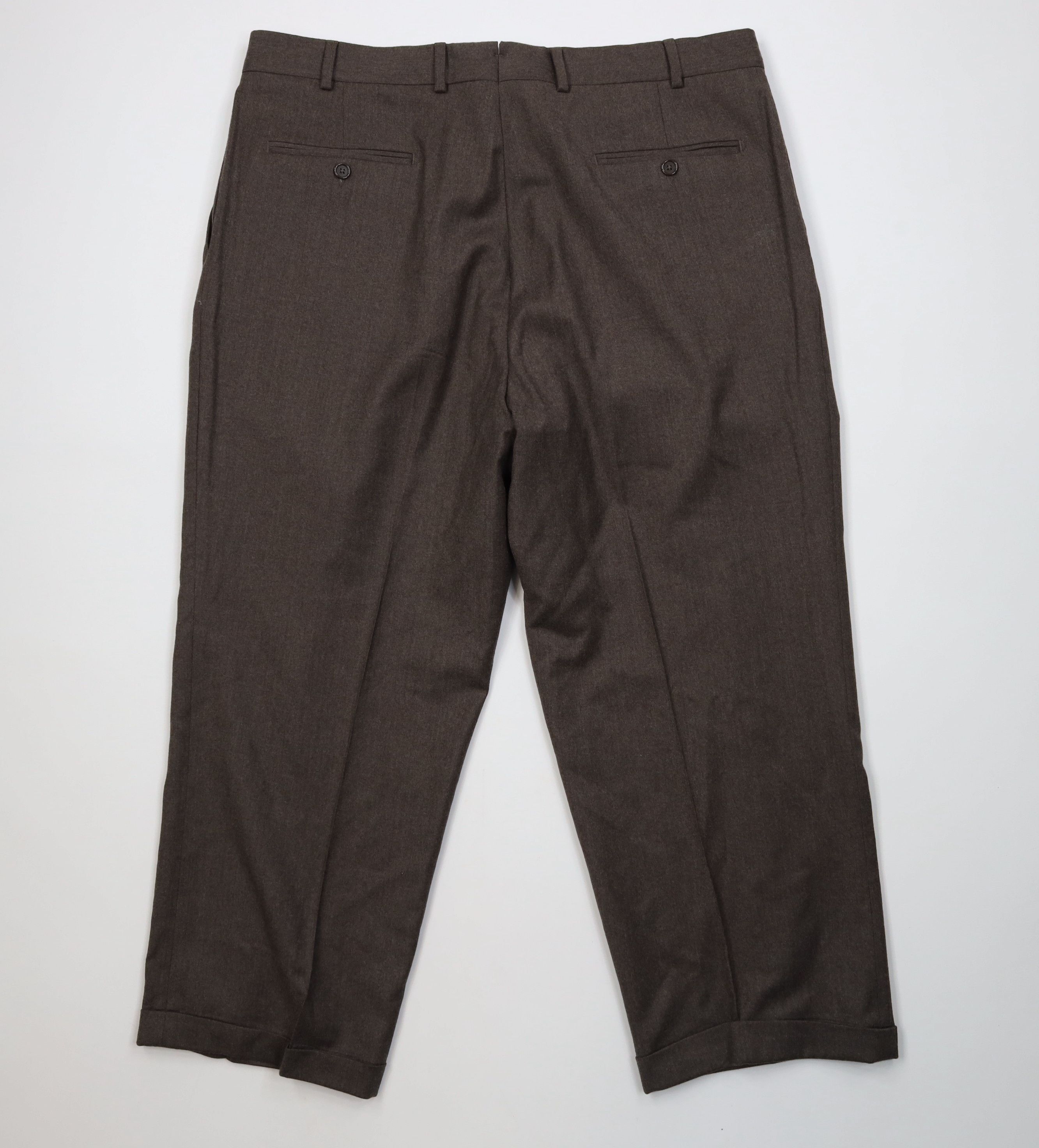 Vintage Vintage Streetwear Blend Knit Wide Leg Chino Pants Brown Size US 38 / EU 54 - 11 Thumbnail