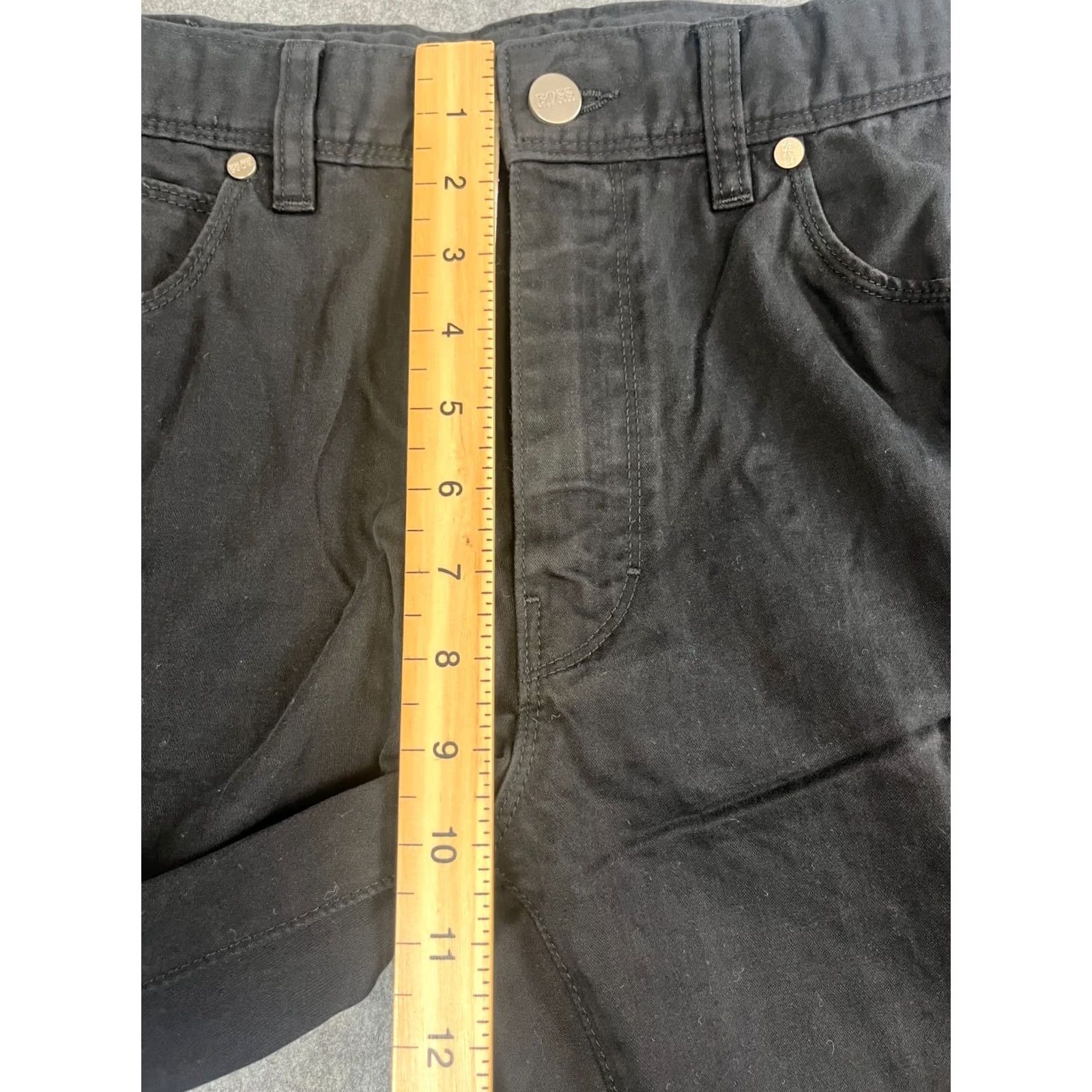 Hugo Boss Hugo Boss Mens Chino Trousers Pants Straight 32 Black 5-Pocket Design Vintage: No Size US 32 / EU 48 - 5 Thumbnail