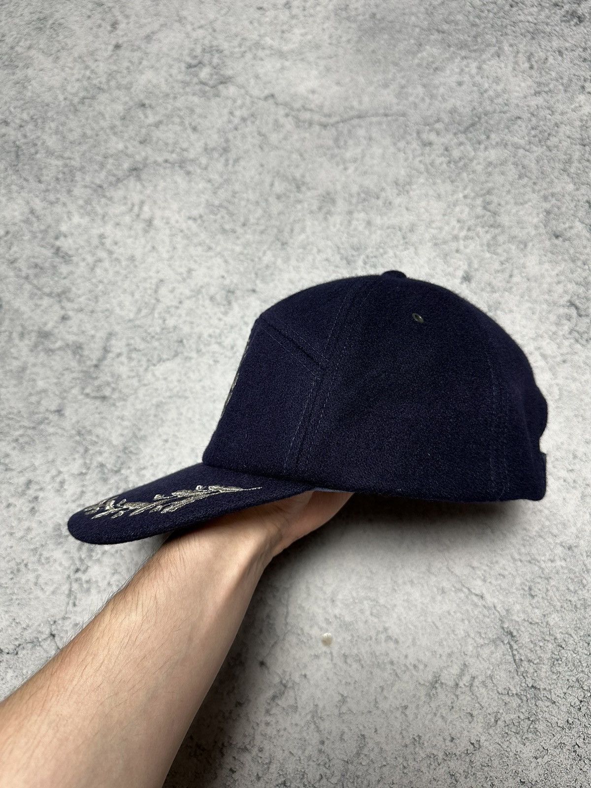 Mercedes-Benz Vintage Mercedes Benz 6-Panel Wool Cap Size ONE SIZE - 5 Thumbnail