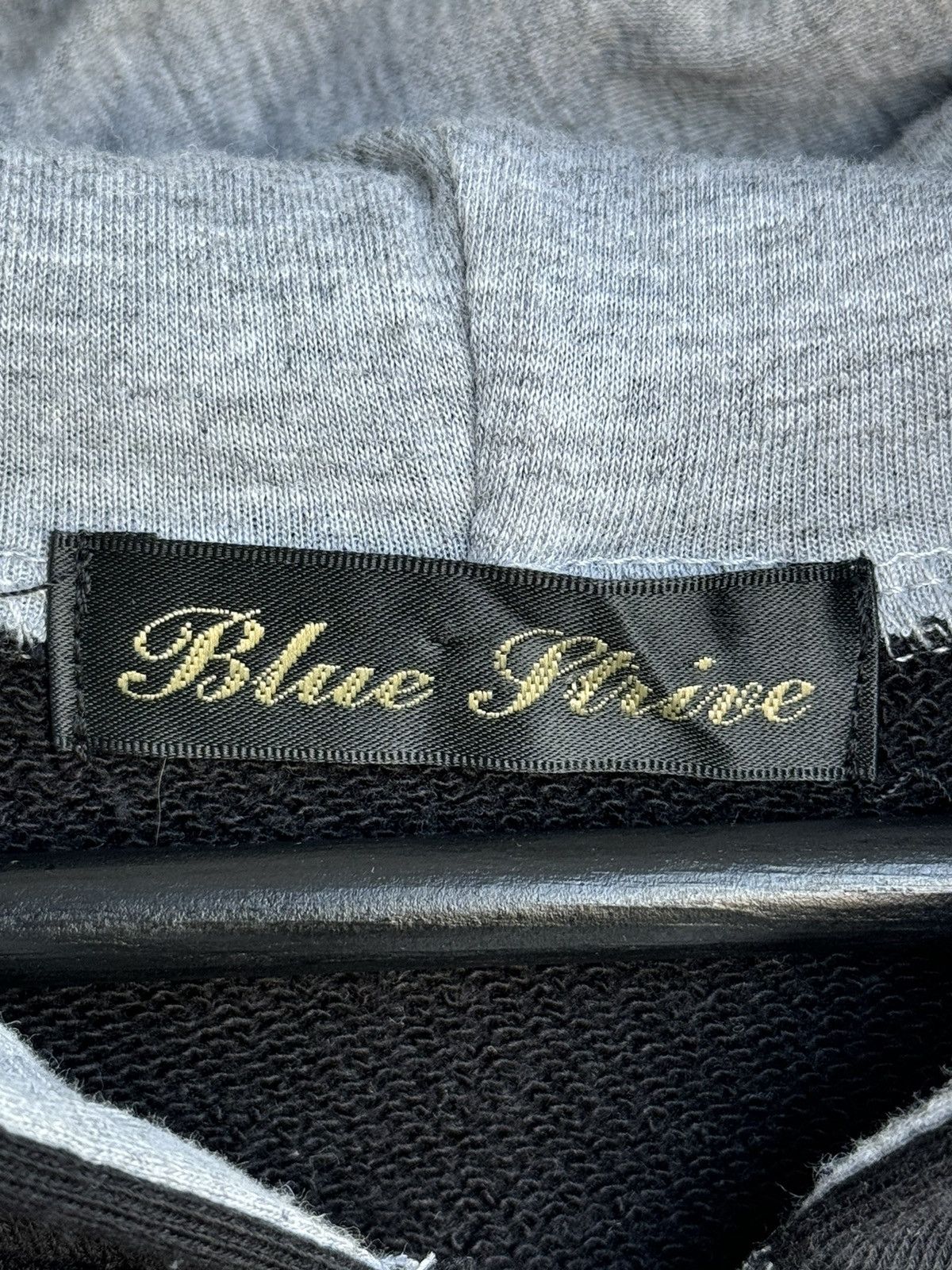 Japanese Brand Punk Blue Strive Wing Skulls Poem Riot Hoodies Size US L / EU 52-54 / 3 - 6 Thumbnail