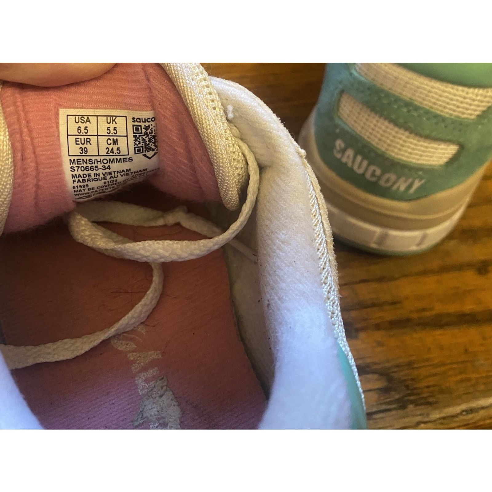 Saucony Saucony Shadow 5000 S70665-34 Beige Pink Teal Men's 6.5 Size US 6.5 / EU 39-40 - 7 Thumbnail
