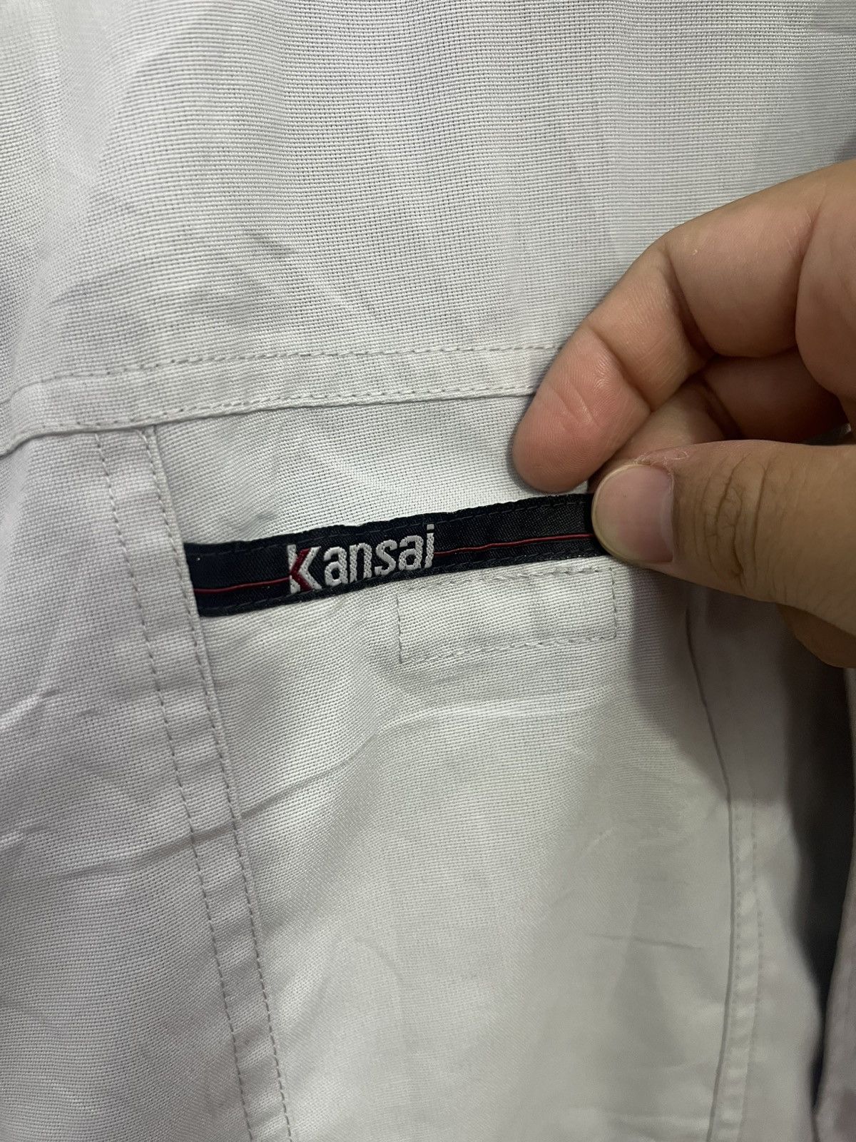 Kansai Yamamoto Kansai Yamamoto Vintage Work Jacket Gray Size US M / EU 48-50 / 2 - 6 Thumbnail