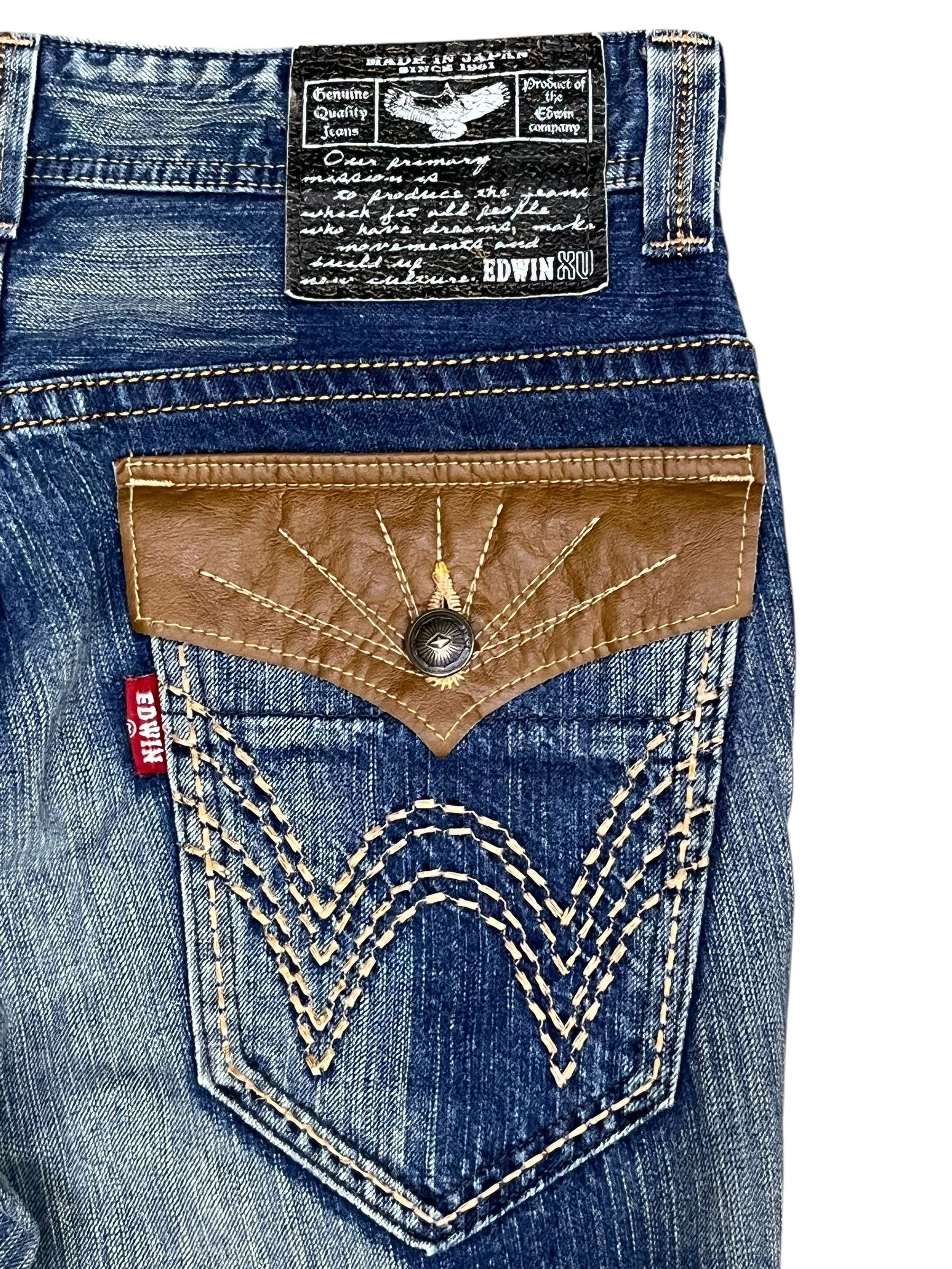 Edwin Vintage Edwin 431XVS Distressed Flare Jeans W32 Size US 32 / EU 48 - 4 Thumbnail