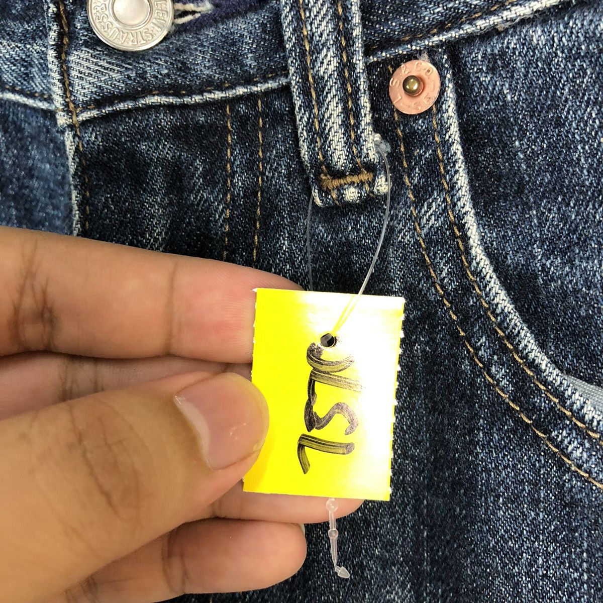Levi's 534 Levis Blue Denim jeans Pants #7570 Size US 28 / EU 44 - 10 Thumbnail