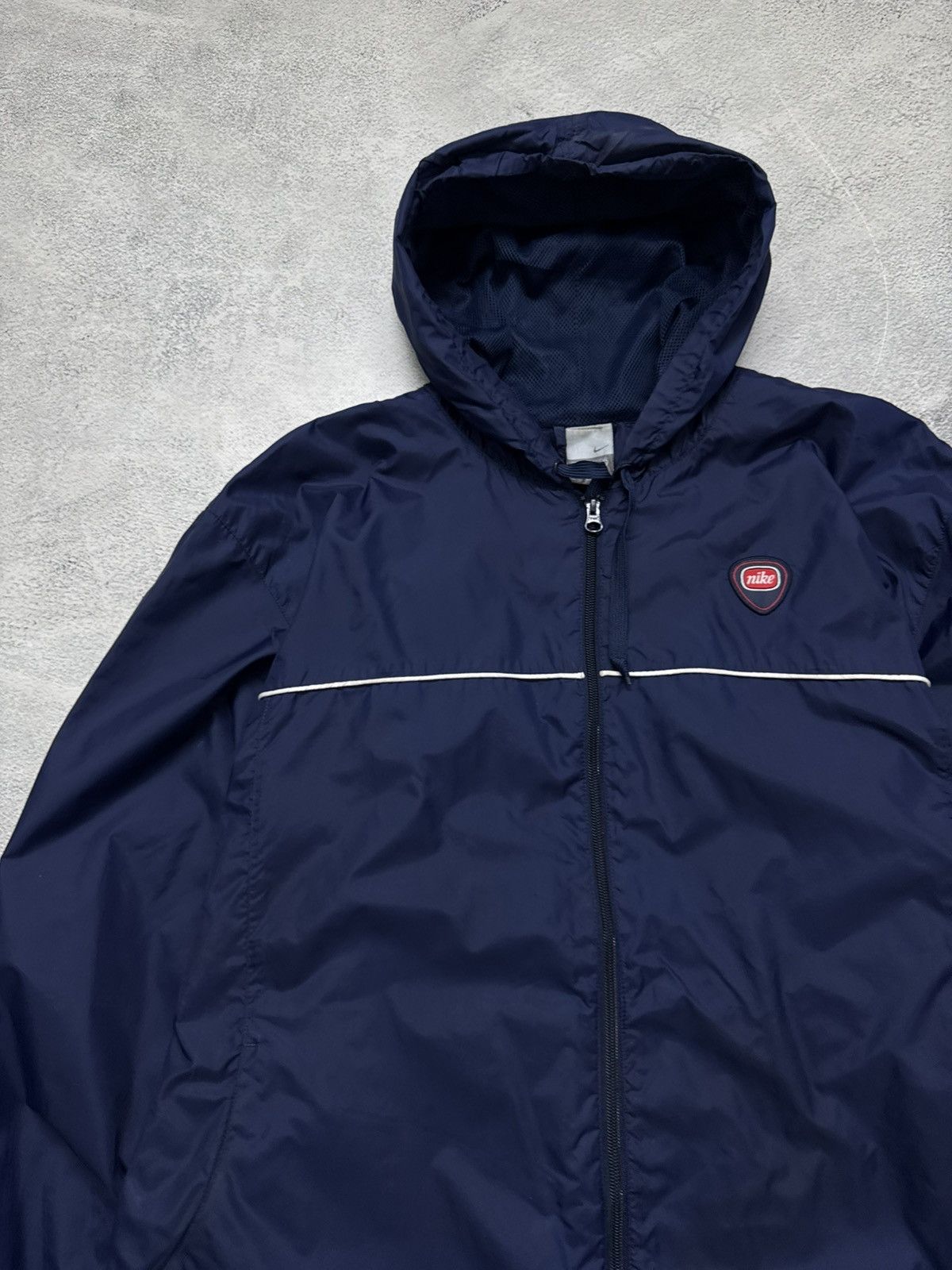 Nike Vintage Y2K Nike Nylon Mini Logo Jacket 00’s Size US XL / EU 56 / 4 - 6 Thumbnail