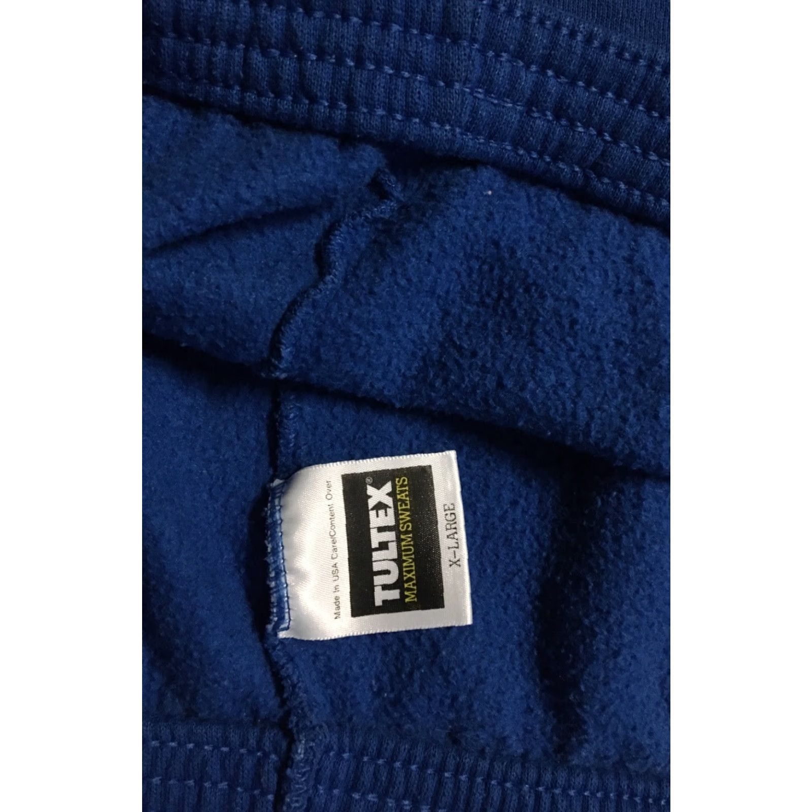 Tultex VINTAGE Tultex Sweatpants XL Blue Striped 80s 90s Distressed Activewear Men's Pants USA Grip Grunge Basketball Track Fitness Punk Retro USA Size US 36 / EU 52 - 7 Thumbnail