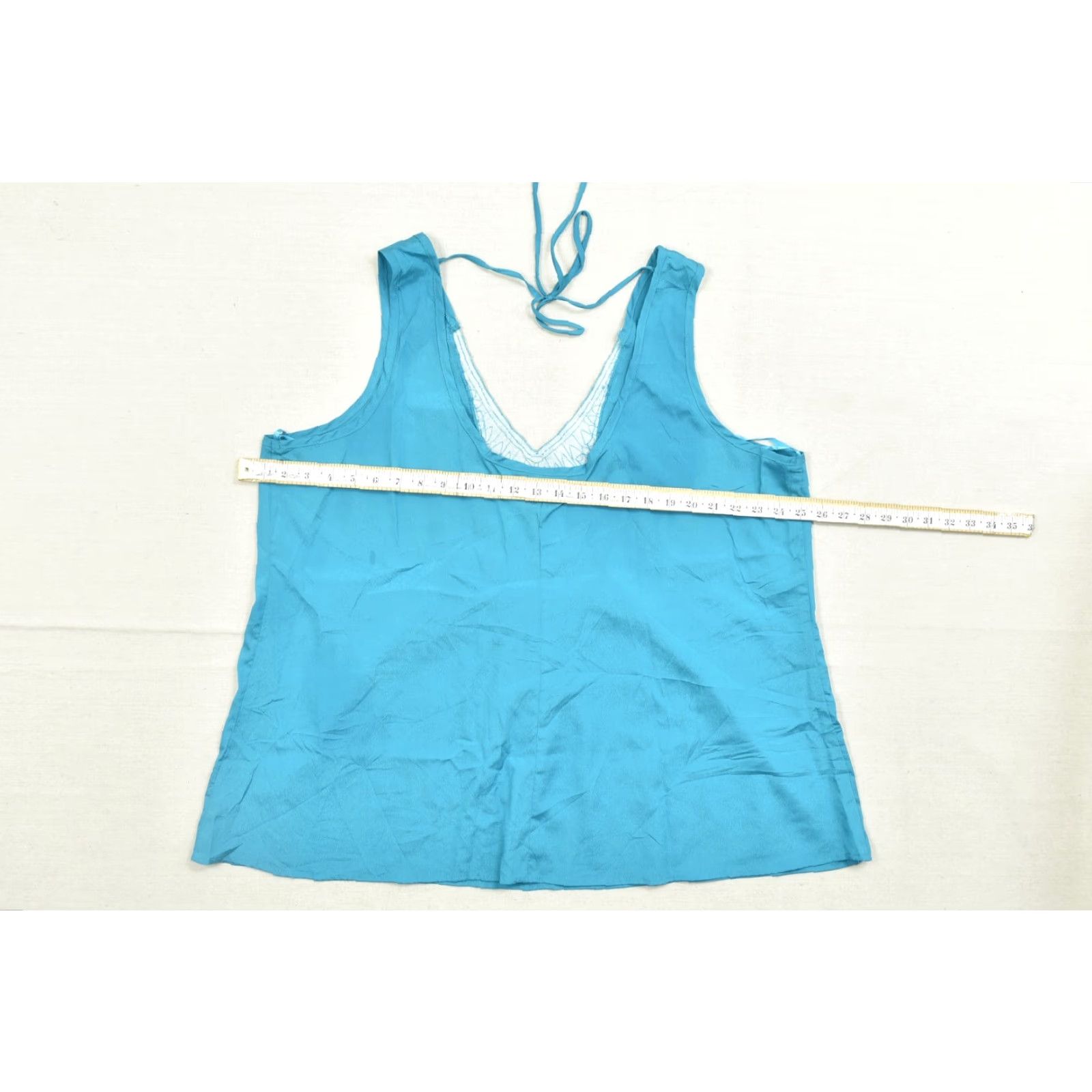 Torrid Torrid Blouse Tank Top Sleeveless Beaded V-Neck Teal Blue Plus Tunic Women 3 XS? Size XS / US 0-2 / IT 36-38 - 3 Thumbnail