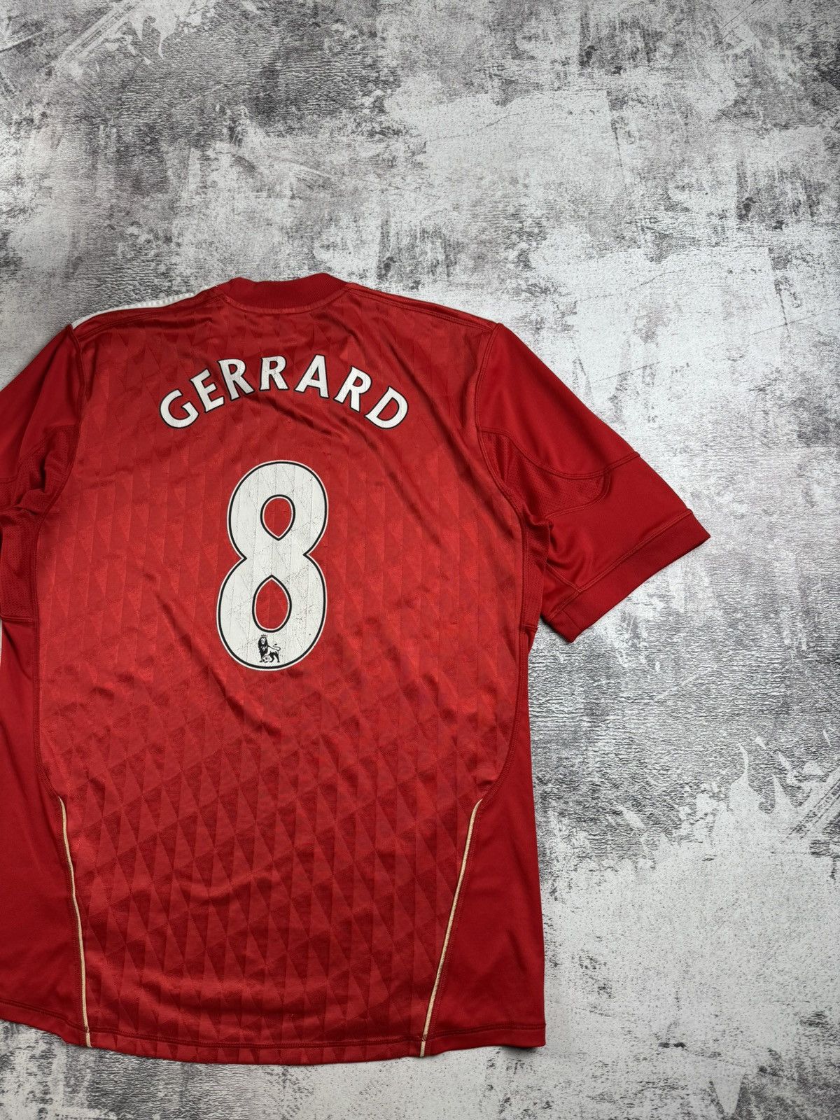Adidas LIVERPOOL VINTAGE Red 2020/2012 Gerrard Adidas Soccer Football Shirt Jersey Kit Size US L / EU 52-54 / 3 - 19 Thumbnail