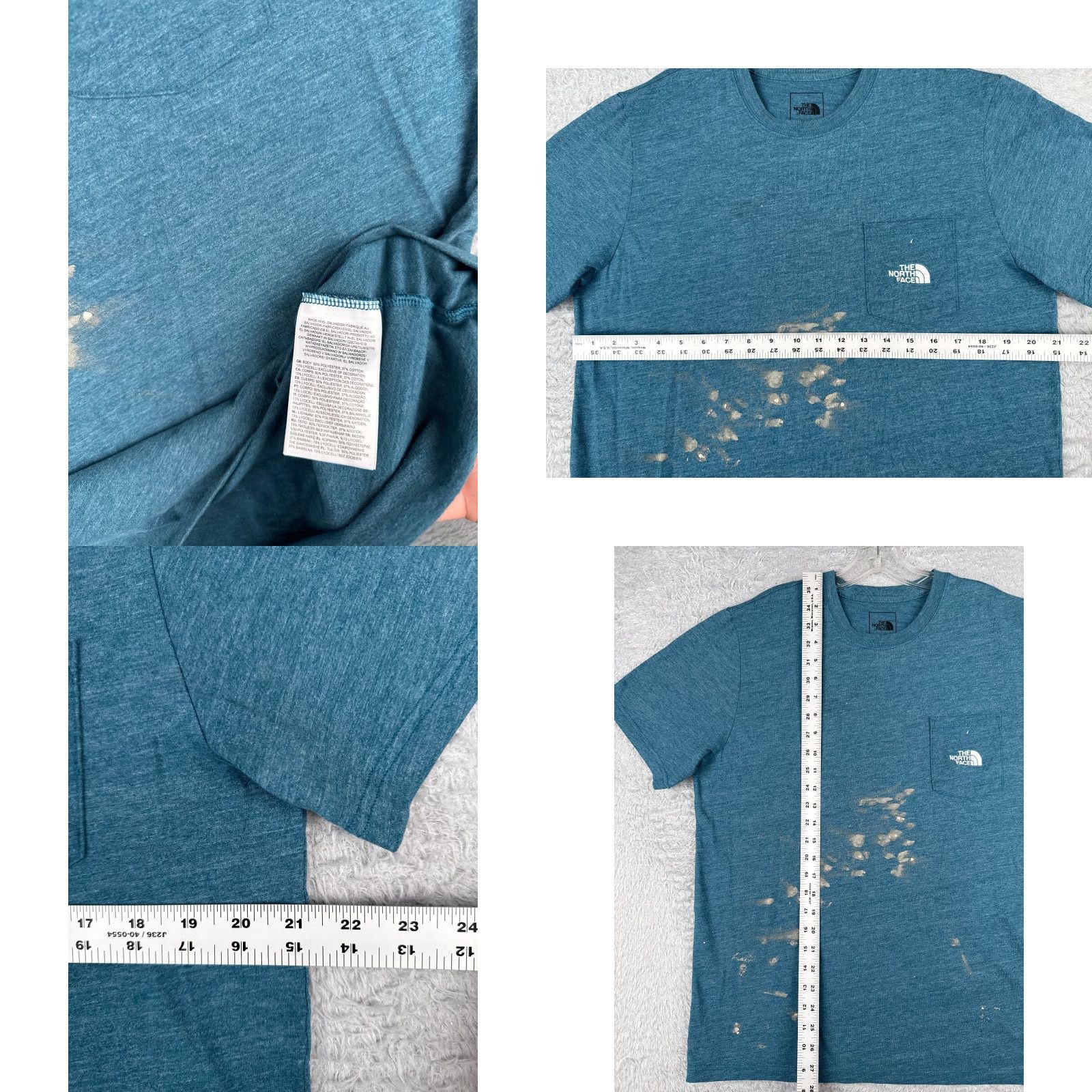 The North Face The North Face Shirt Men L Blue Short Sleeve Crew Neck Poly PAINTER READ Colorful Logo All Seasons Breathable Regular Fit - Color Blue Mens T-Shirt Size US L / EU 52-54 / 3 - 8 Thumbnail