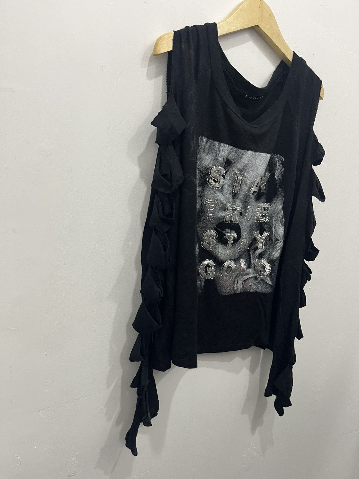 Japanese Brand Japanese Distressed Egoist LongSleve LGB Style Tee Size M / US 6-8 / IT 42-44 - 2 Thumbnail