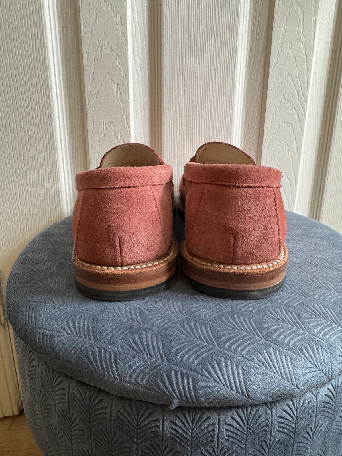 Grant Stone Grant Stone Traveler Penny Loafer CF Stead Coral Suede 6D Size US 6 / EU 39 - 5 Thumbnail