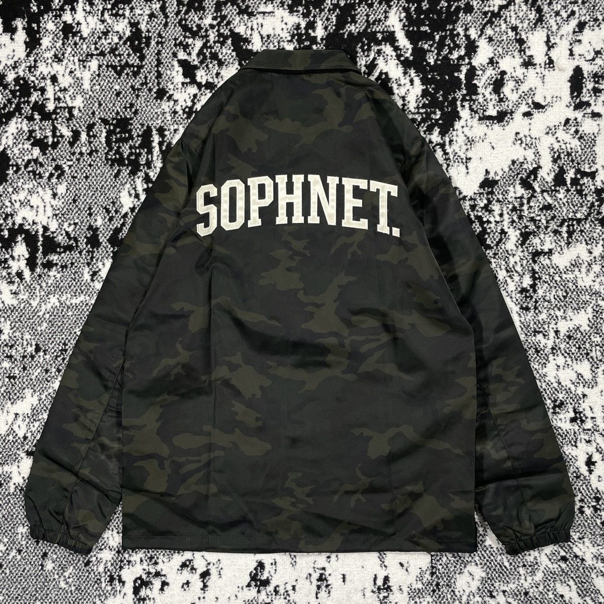 image of Sophnet Coach Jacket in Camo, Men's (Size Small)