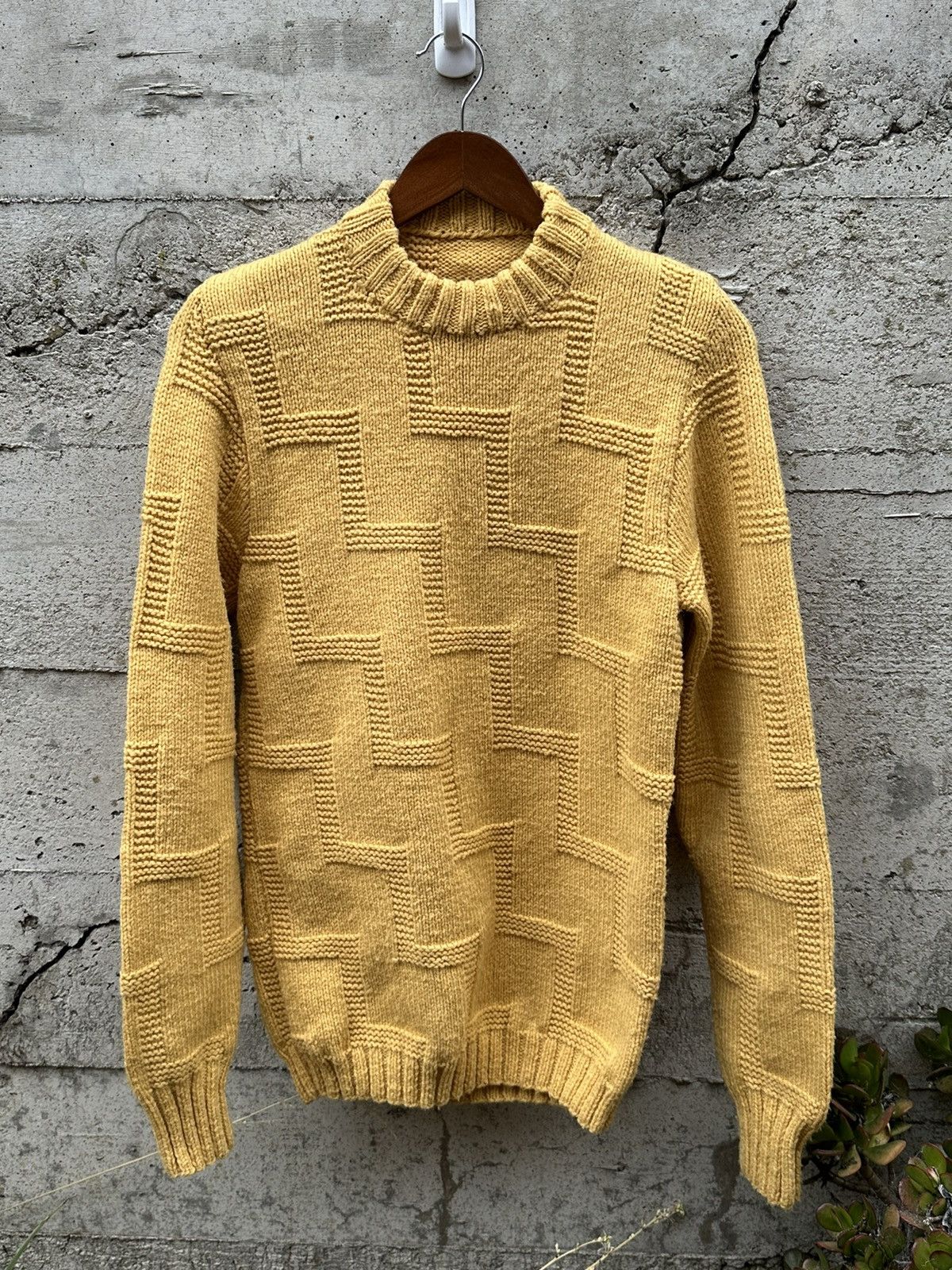 Japanese Brand × Vintage RARE Vintage geometric pattern sweater Size US S / EU 44-46 / 1 - 3 Thumbnail