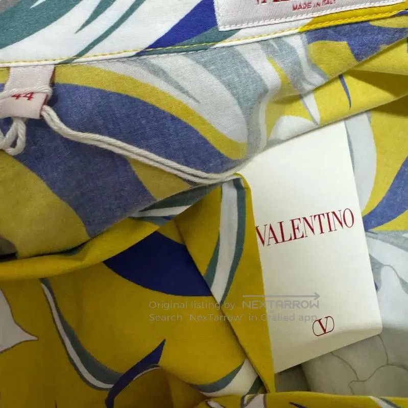 Valentino Valentino Men's Colorful Floral Print Shirt . Size US S / EU 44-46 / 1 - 3 Thumbnail