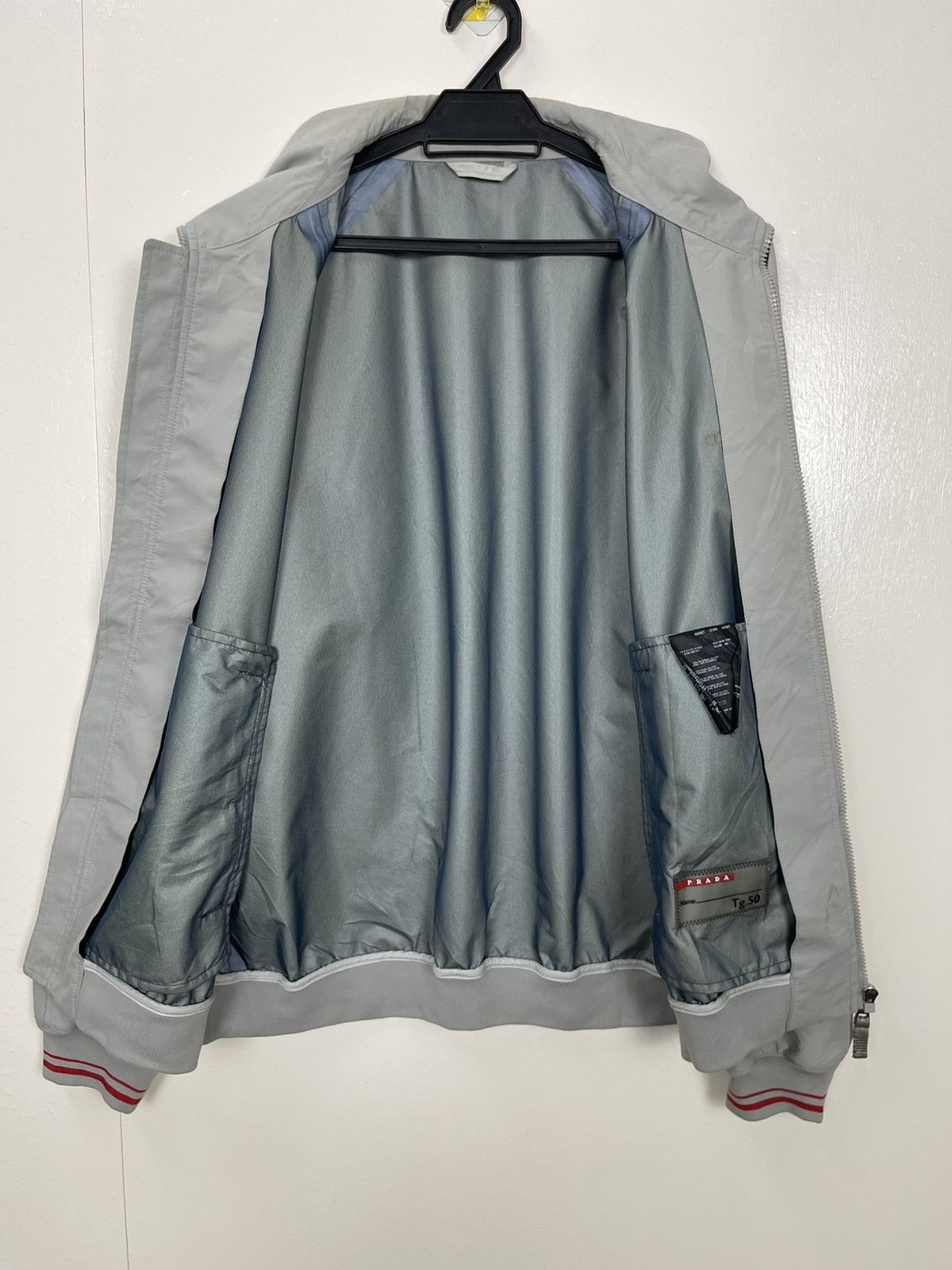 Prada Prada Nylon Shell Gore-Tex Windstopper Jacket 2009 Grey Size US M / EU 48-50 / 2 - 7 Thumbnail