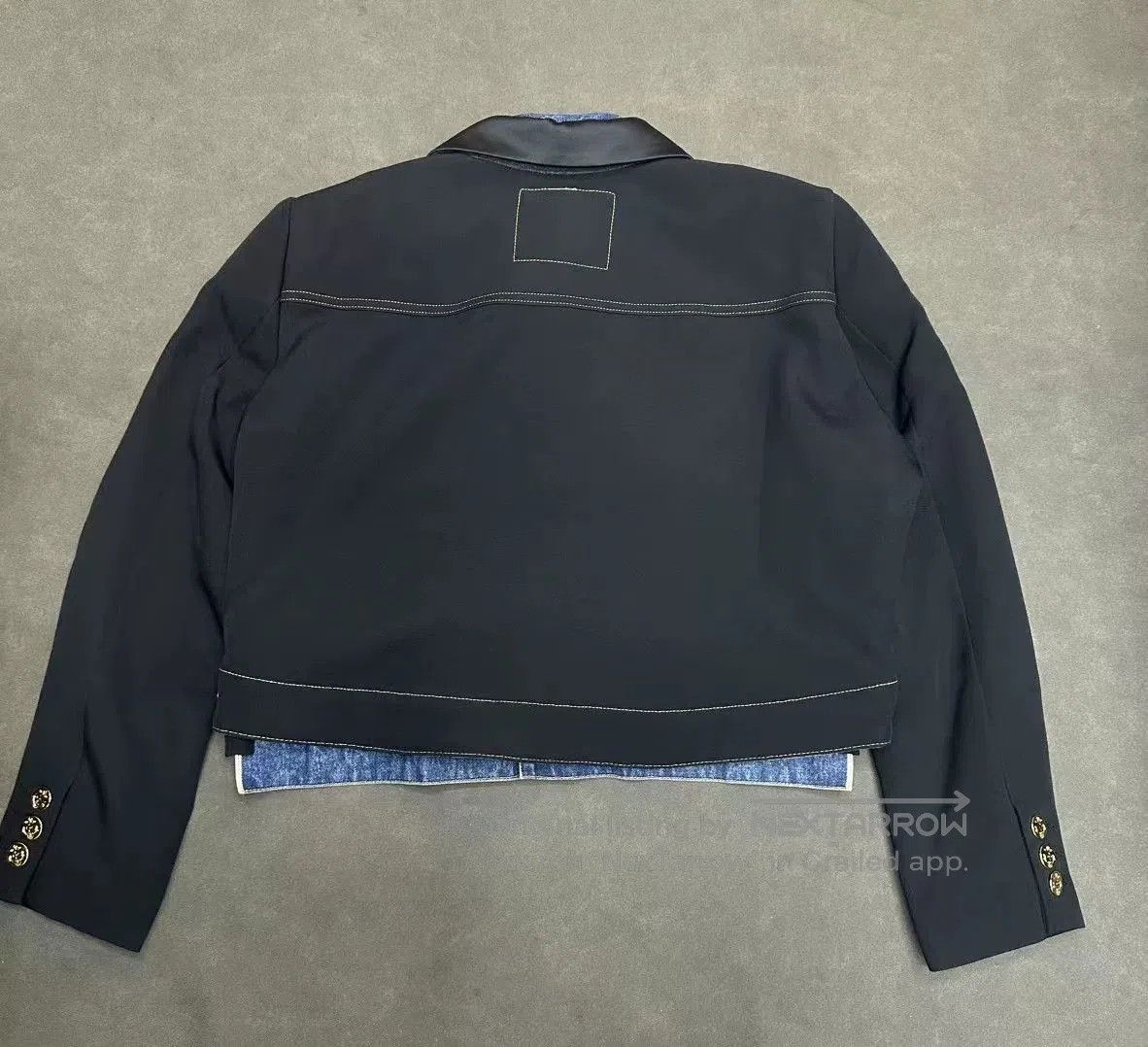 Sacai Sacai x Levi's 25SS Denim Patchwork Blazer. Size XS / US 0-2 / IT 36-38 - 2 Thumbnail