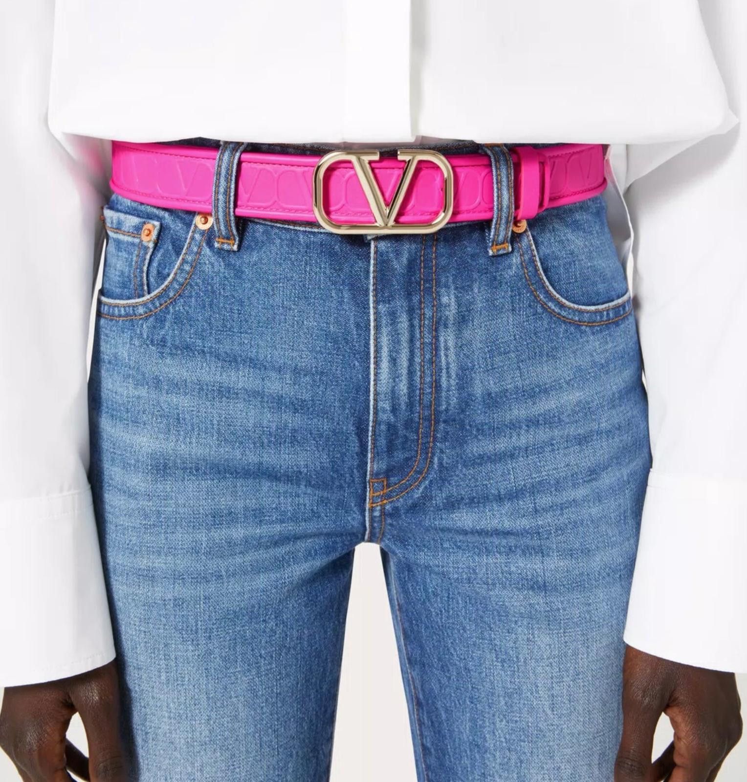 Designer Valentino Toile Iconographe Belt Size 95 Size ONE SIZE - 5 Thumbnail