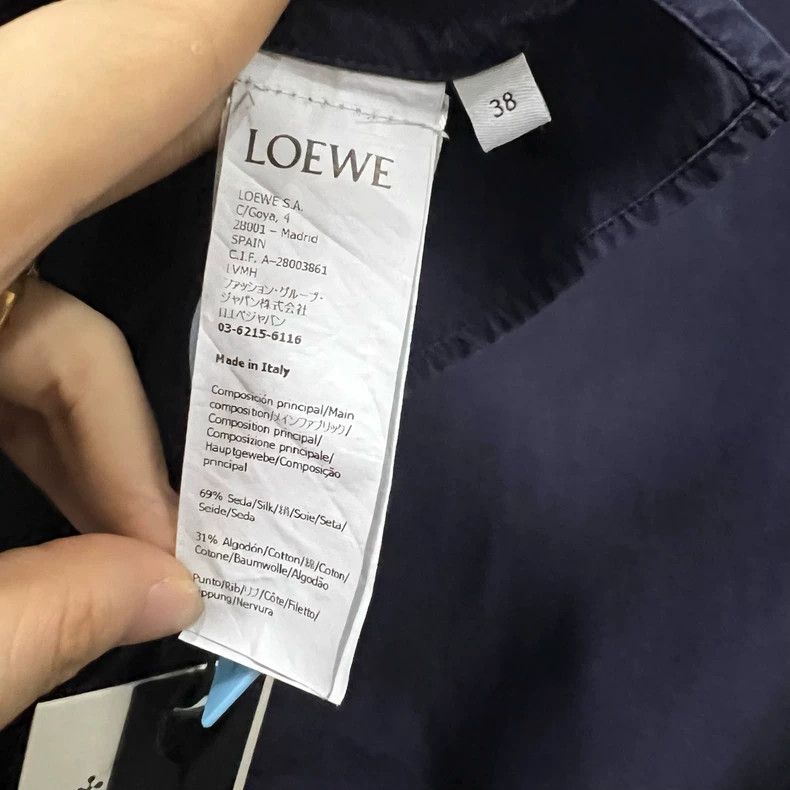 Loewe LOEWE Dark blue hoodie with logo Size XS / US 0-2 / IT 36-38 - 5 Thumbnail