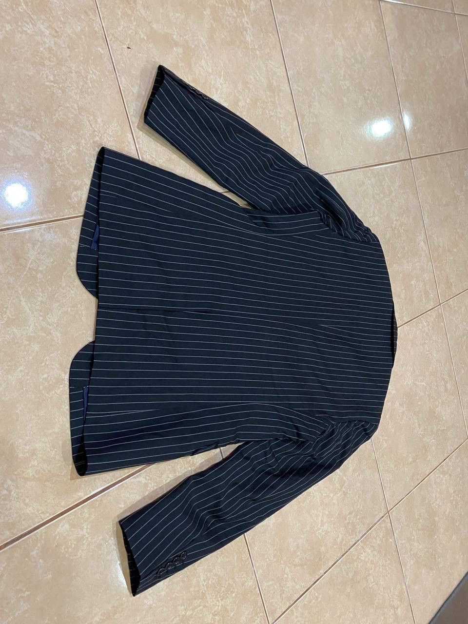 Comme Ca Ism × Japanese Brand Comme Ca Ism Navy Pensil Line Wool Blazer Size US M / EU 48-50 / 2 - 11 Thumbnail