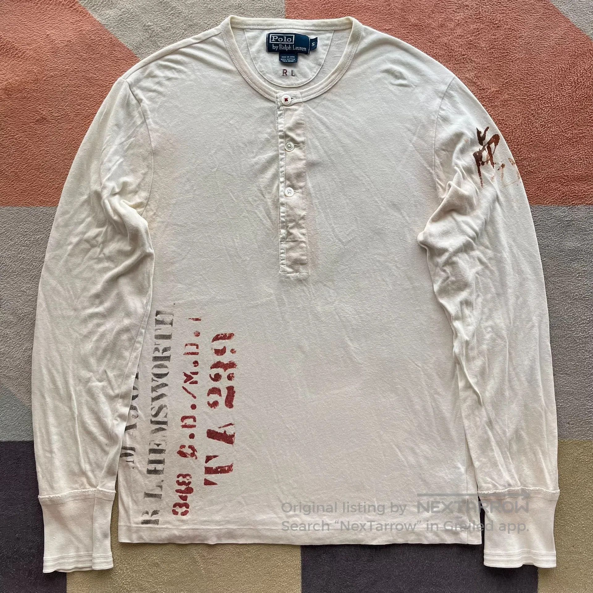 Polo Ralph Lauren Ralph Lauren Military Henley Polo. Size US S / EU 44-46 / 1 - 1 Thumbnail