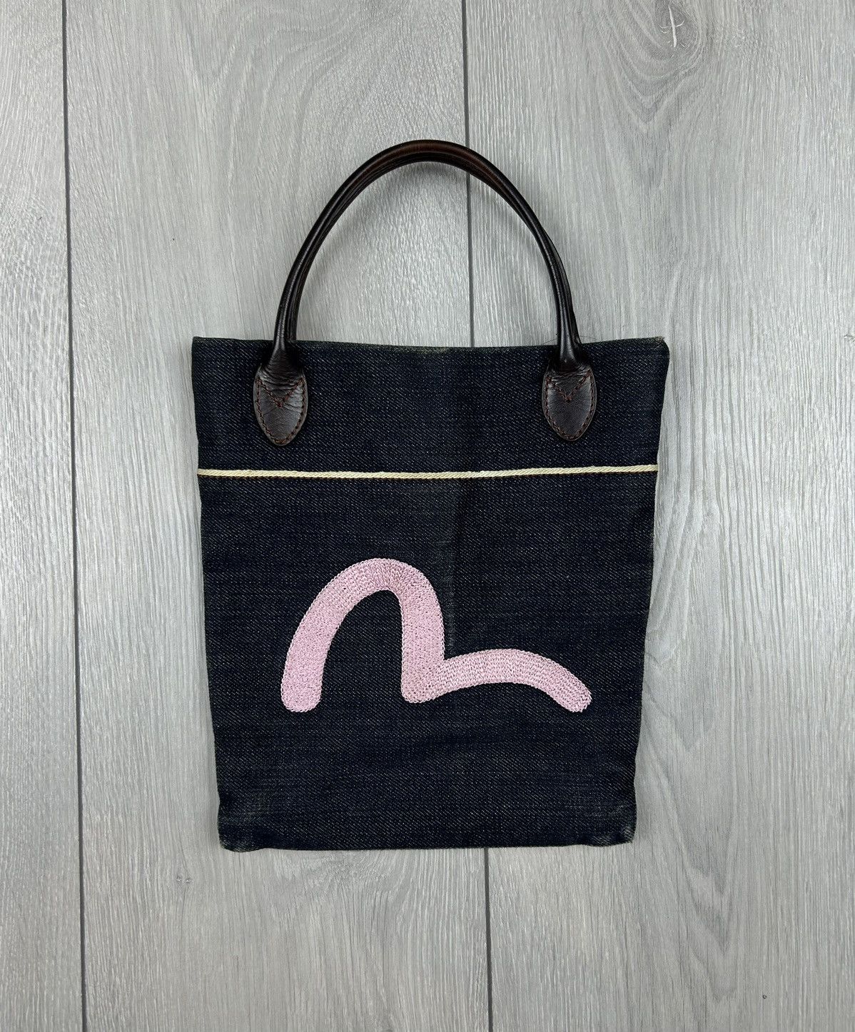 Evisu × Vintage Evisu Vintage denim handle bag Size ONE SIZE - 1 Thumbnail