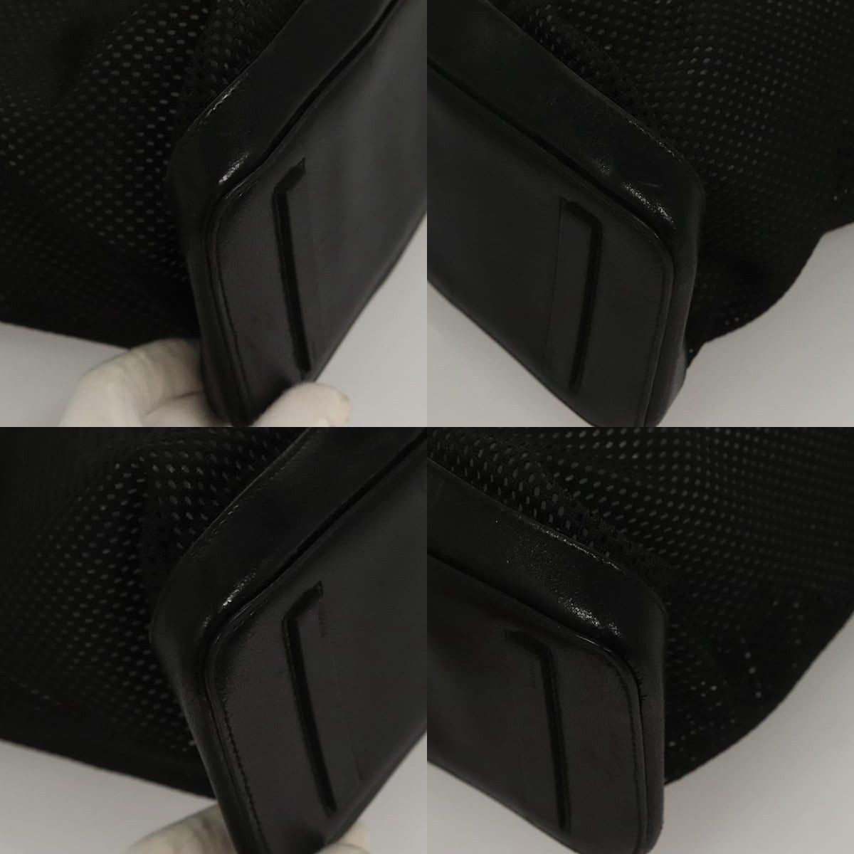 Prada PRADA Tote Bag Nylon Black Silver Size ONE SIZE - 10 Thumbnail