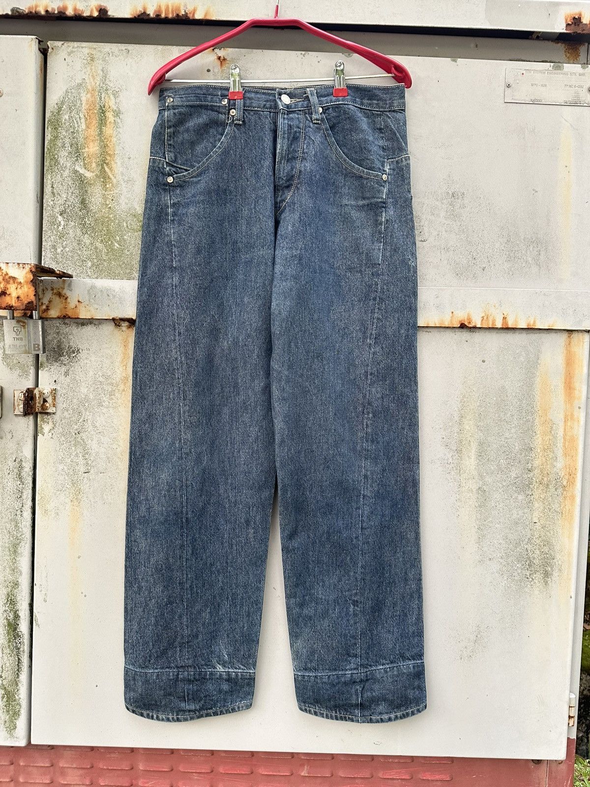 Levi's Vintage Clothing 👹Vintage Levis Engineered Jeans Loose Fit Jeans Size US 28 / EU 44 - 2 Thumbnail