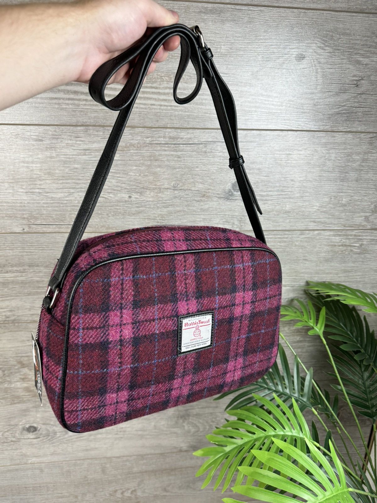 Designer × Harris Tweed Messenger over the shoulder Harris Tweed Glen Appin Size ONE SIZE - 10 Thumbnail