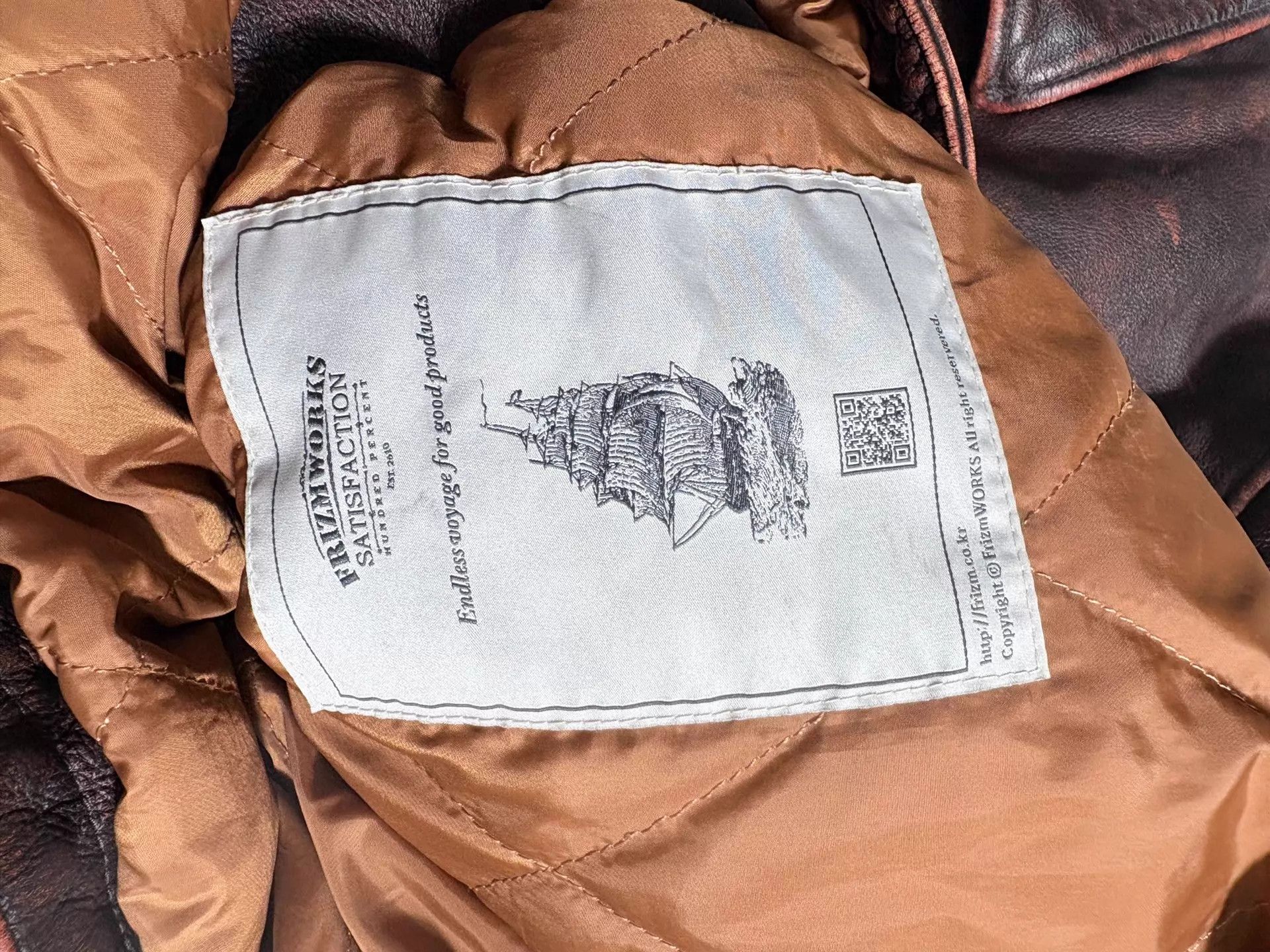 Other Prizm Works Distressed Leather Jacket L Archive Size US L / EU 52-54 / 3 - 8 Thumbnail