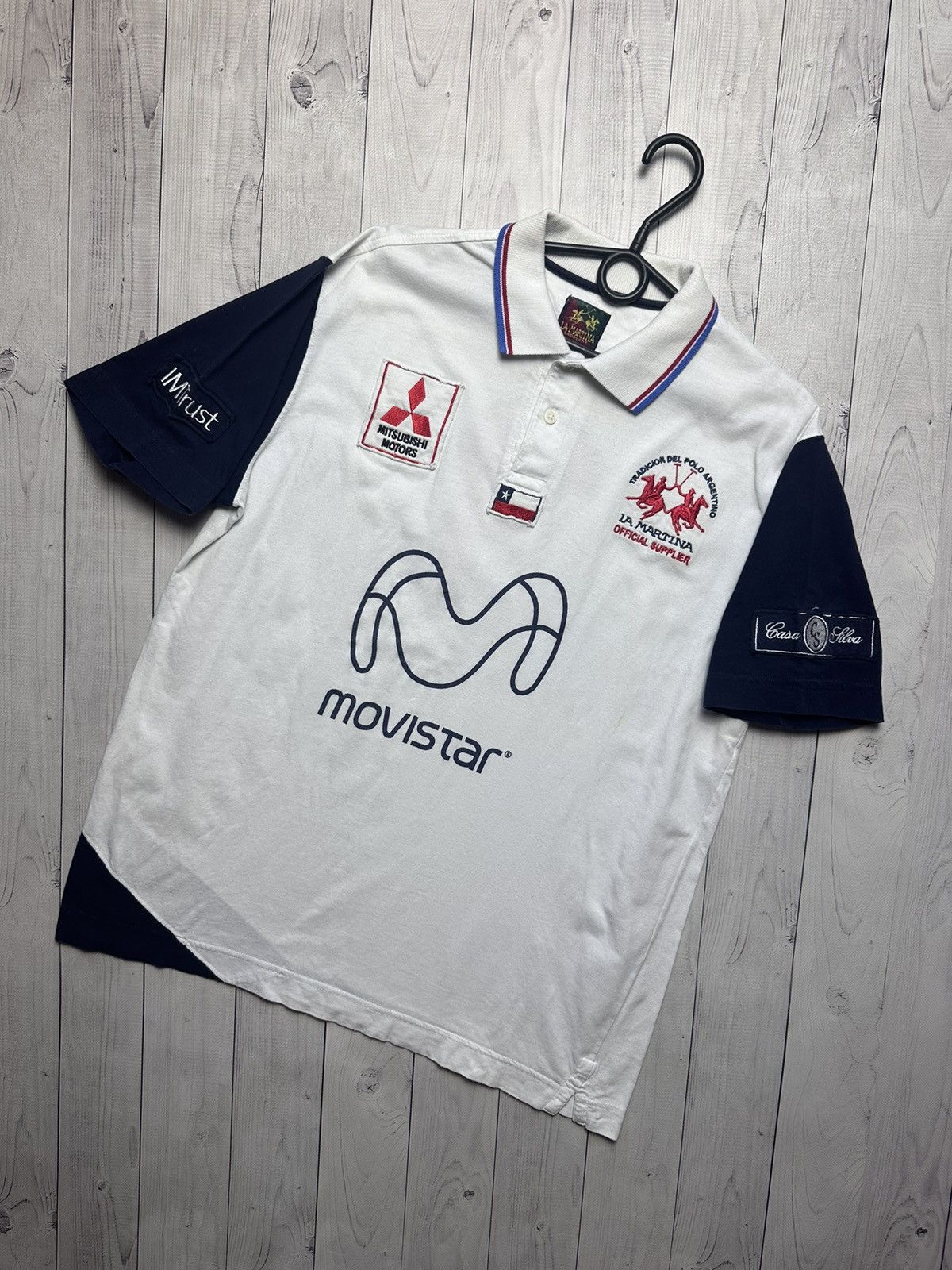 Vintage Vintage L A Martina polo racing Mitsubishi Motors size M Size US M / EU 48-50 / 2 - 1 Thumbnail