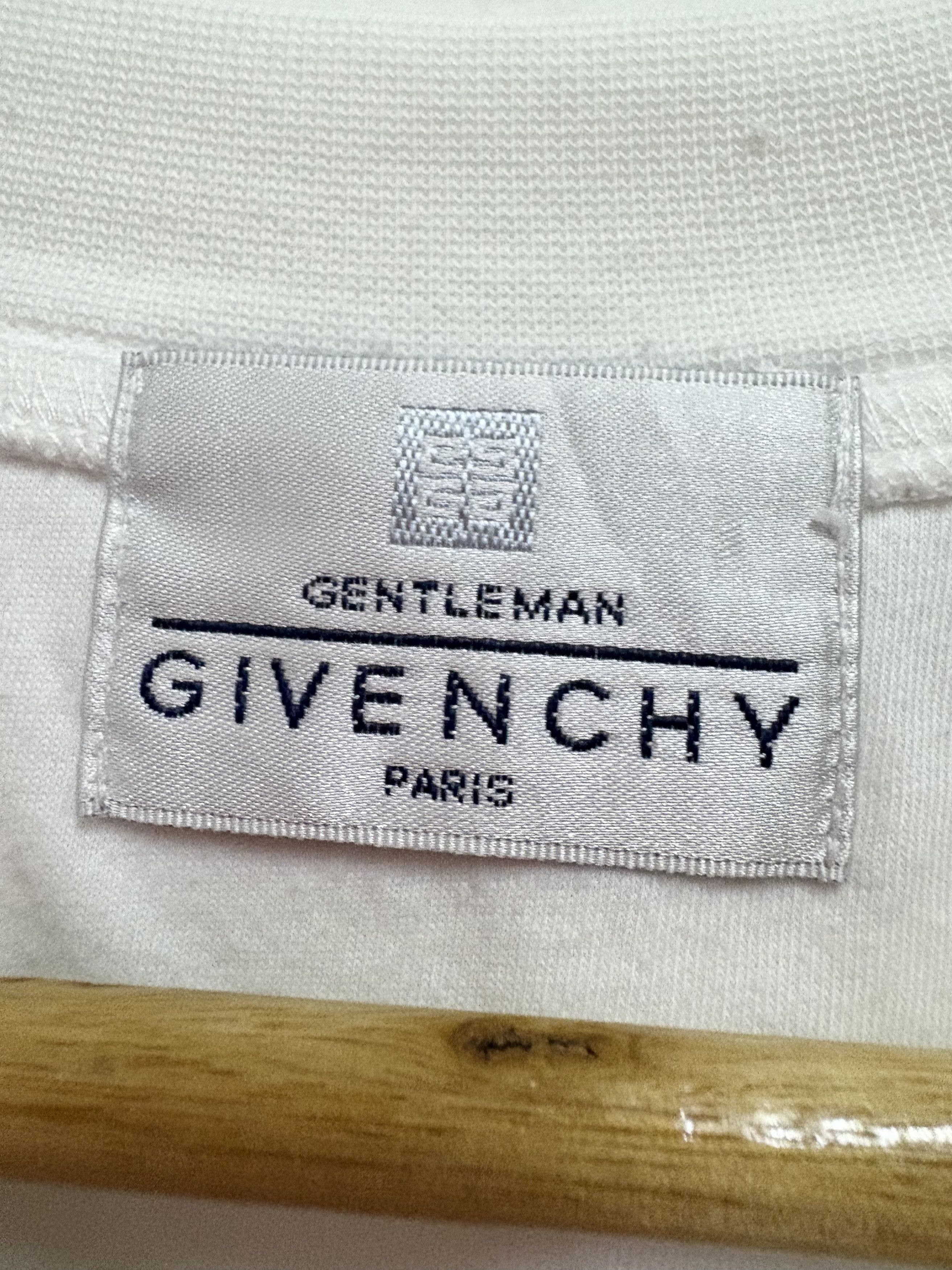 Givenchy Vintage 80's Gentleman Givenchy Paris Monogram T-Shirt Size US L / EU 52-54 / 3 - 9 Thumbnail