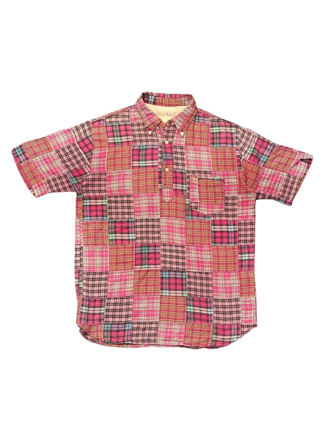 Japanese Brand Hr market blue blue japan Madras patchwork pattern Size US M / EU 48-50 / 2 - 1 Thumbnail