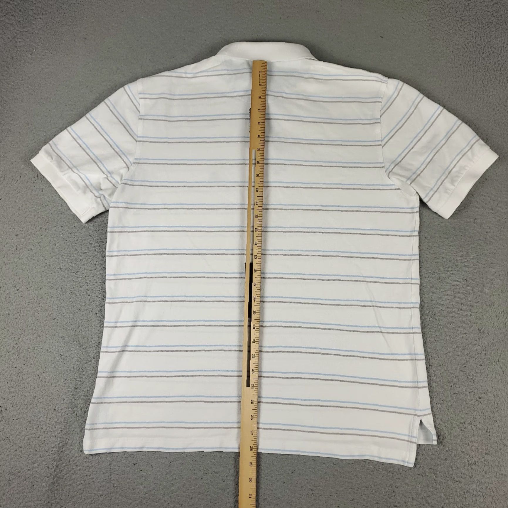 Brooks Brothers Brooks Brothers Polo Shirt Mens Large White Striped Casual Short Sleeve Modern Classic Size US L / EU 52-54 / 3 - 5 Thumbnail