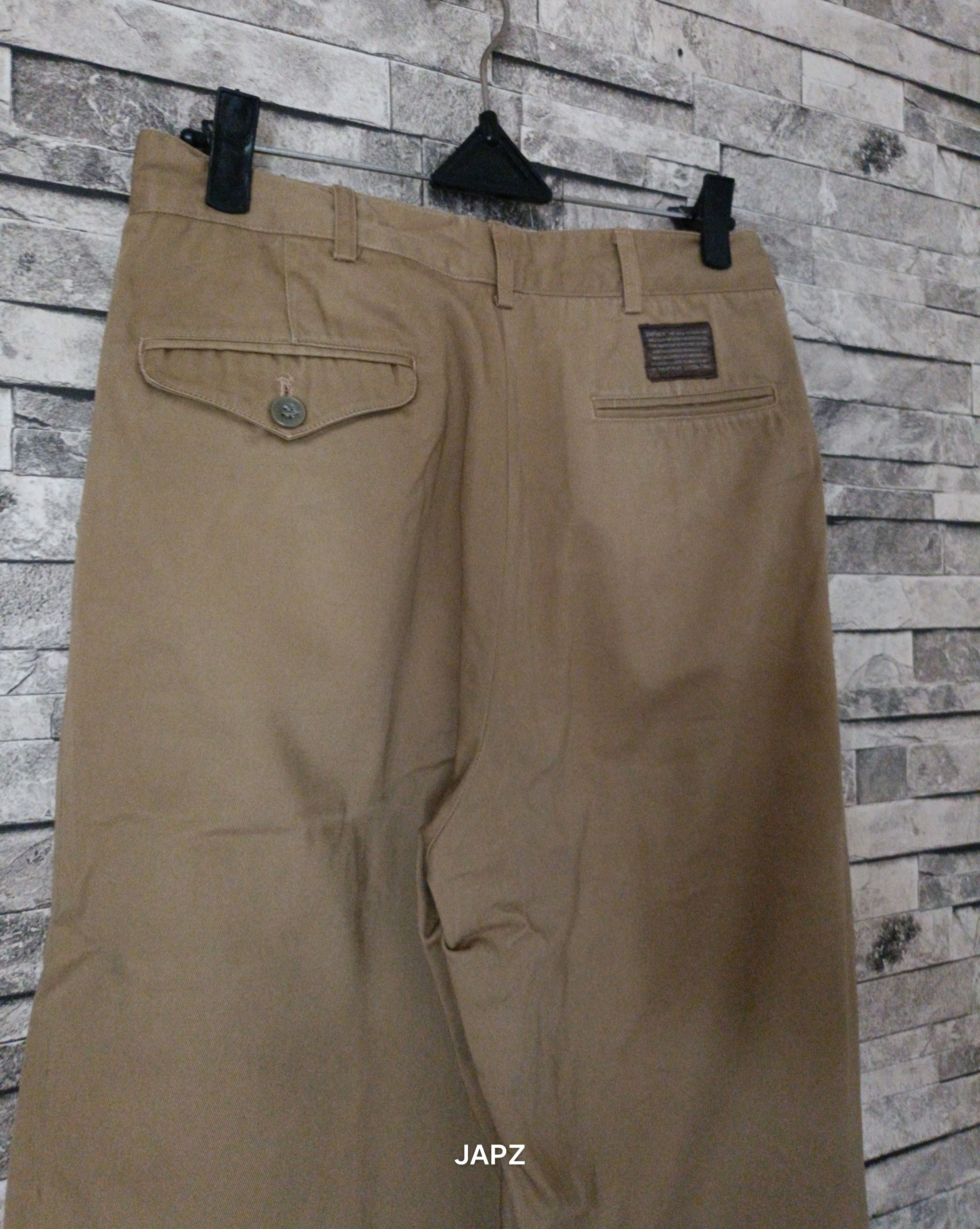 Japanese Brand Vintage Bartack by system u inc reinforced chino pants Size US 26 / EU 42 - 5 Thumbnail