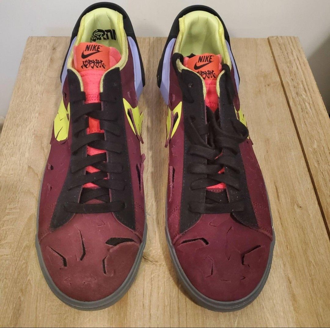 Nike Nike Mens Blazer Low DN2067 600 Acronym Night Maroon Size US 11 / EU 44 - 3 Thumbnail