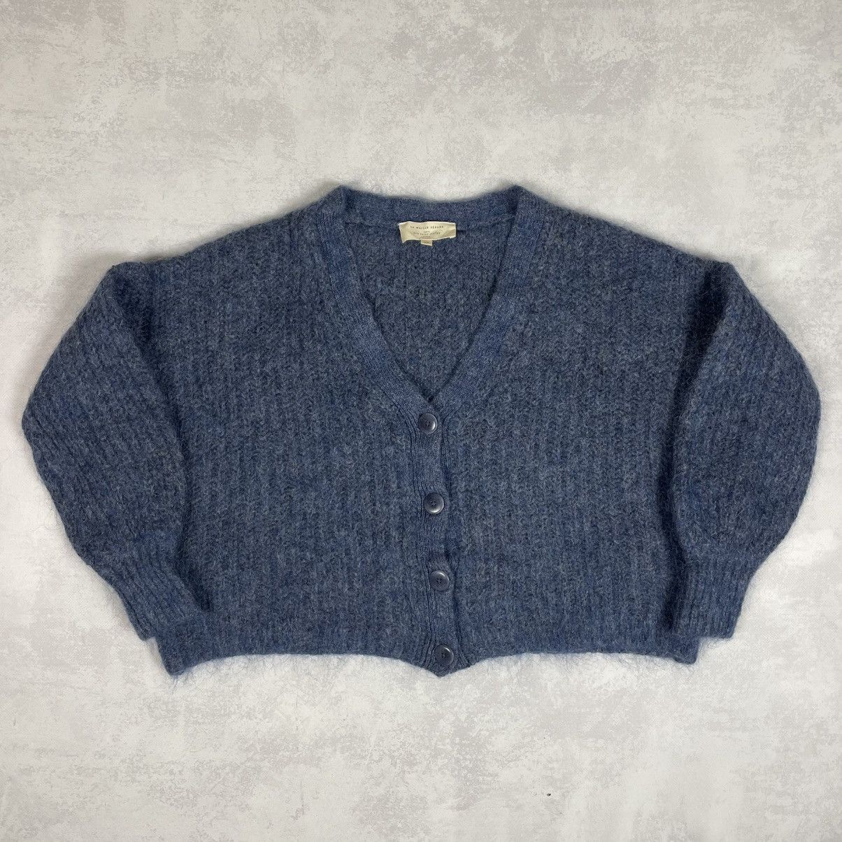 Sezane Sezane Kid Mohair Merino Wool Achille Cardigan Sweater Size XS / US 0-2 / IT 36-38 - 10 Thumbnail
