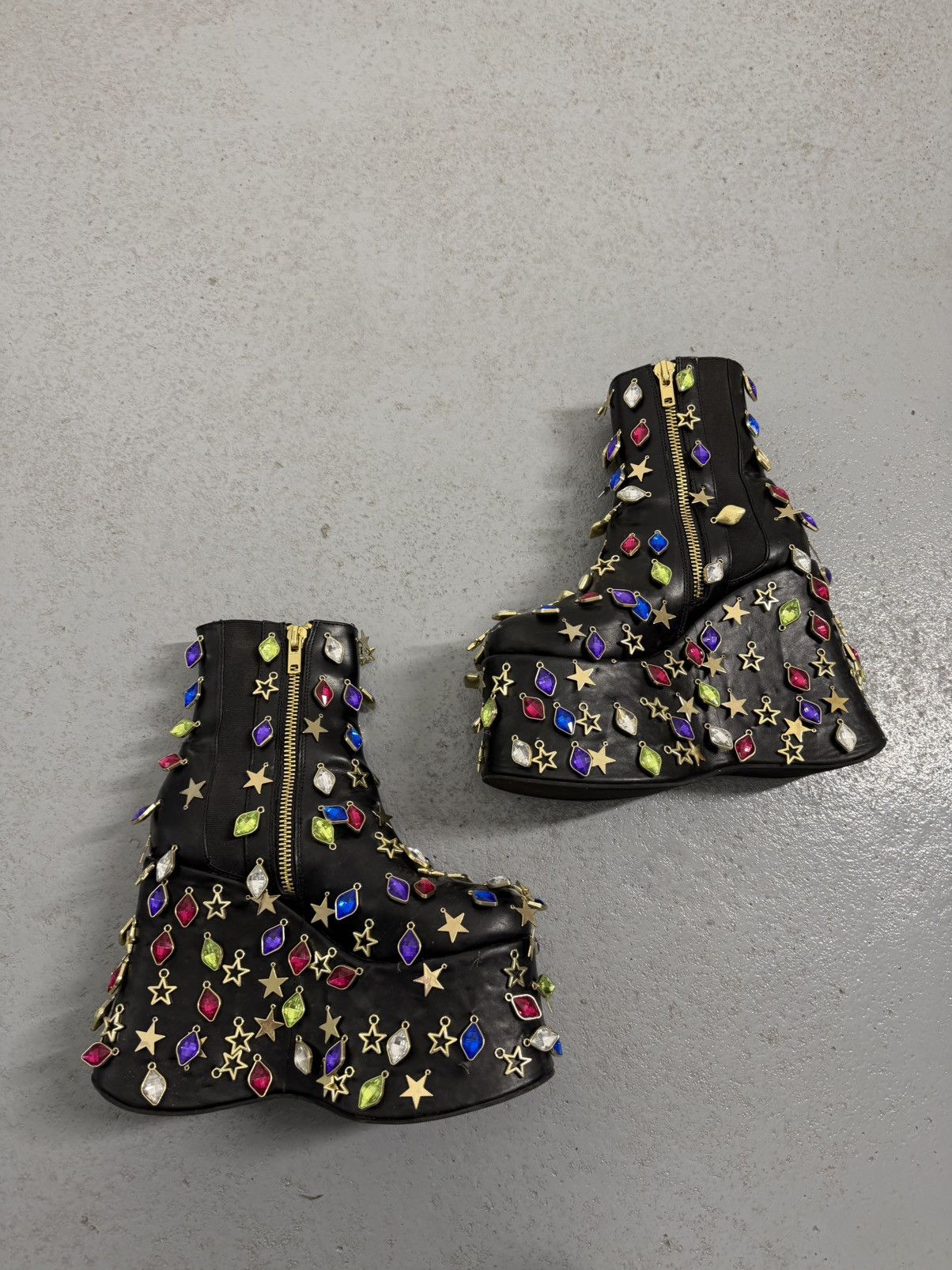 Dolls Kill Club Exx Doll Kills Drops Of Jupiter Platform Alt Rave Boots Size US 10 / IT 40 - 10 Thumbnail