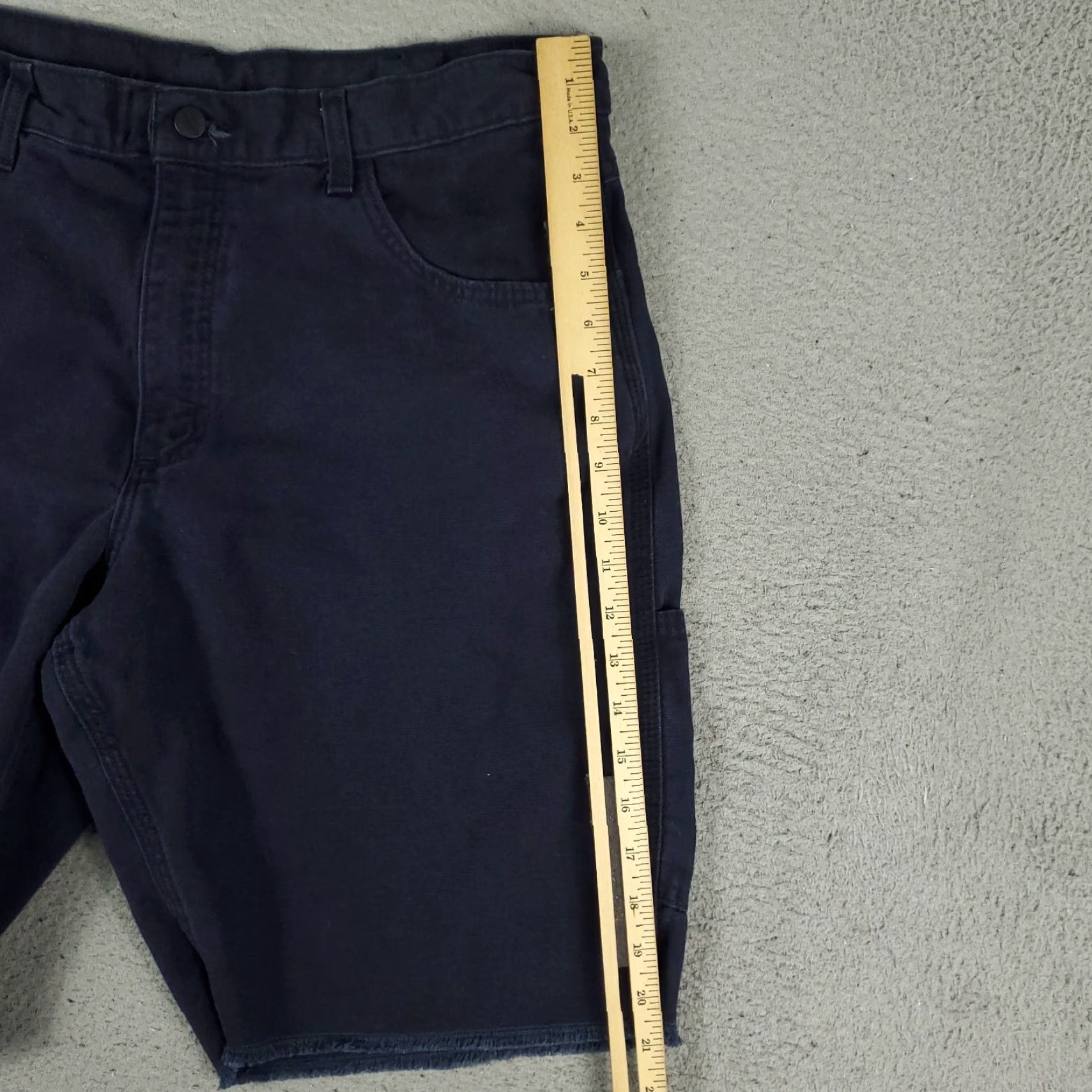 Carhartt Carhartt Shorts Mens Size 36 Blue Cut Off Work Shorts * Size US 36 / EU 52 - 6 Thumbnail