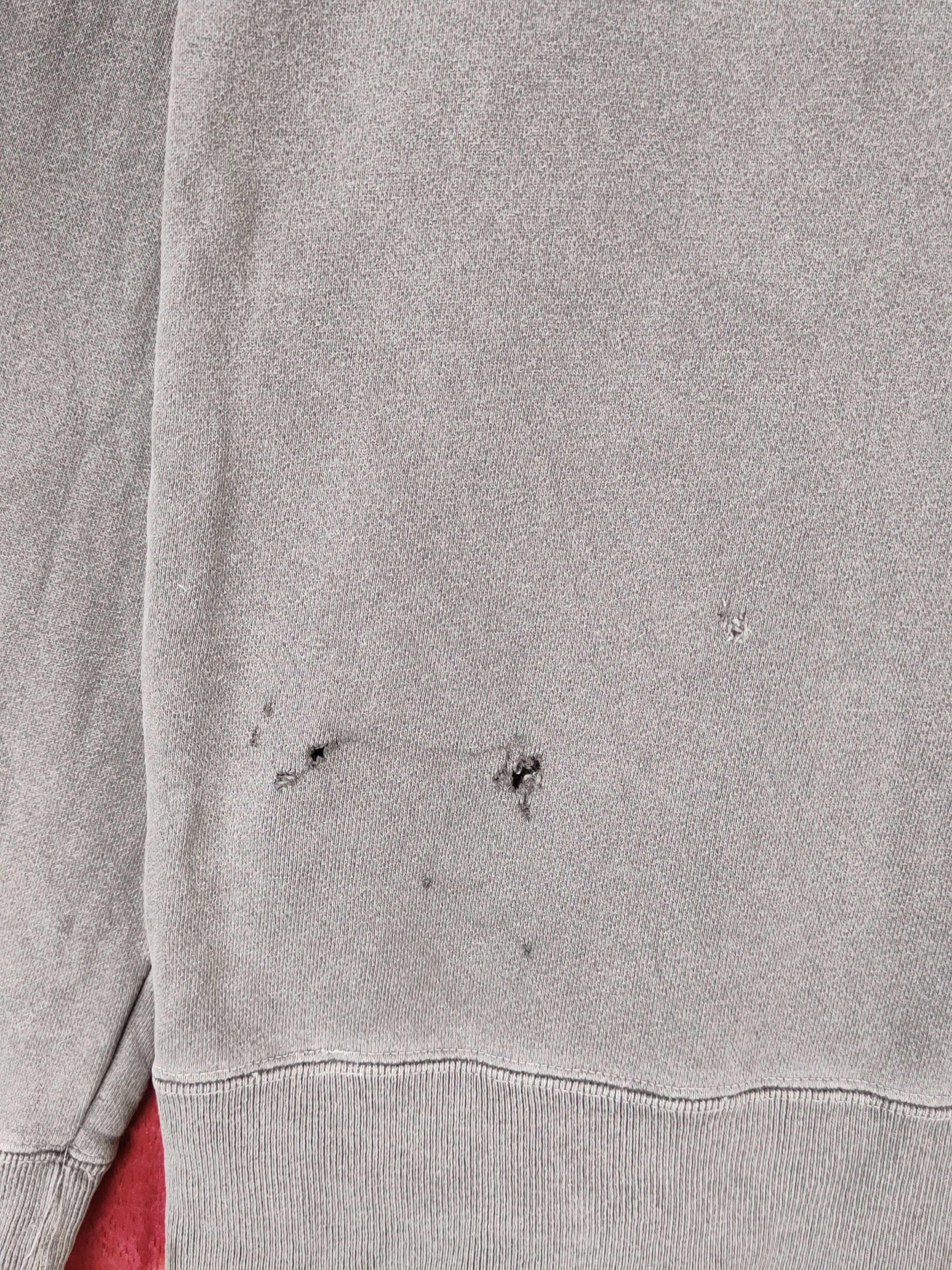 Helly Hansen Helly Hansen Dark Gray Faded ripped Sweatshirts #S1862 Size L / US 10 / IT 46 - 13 Thumbnail