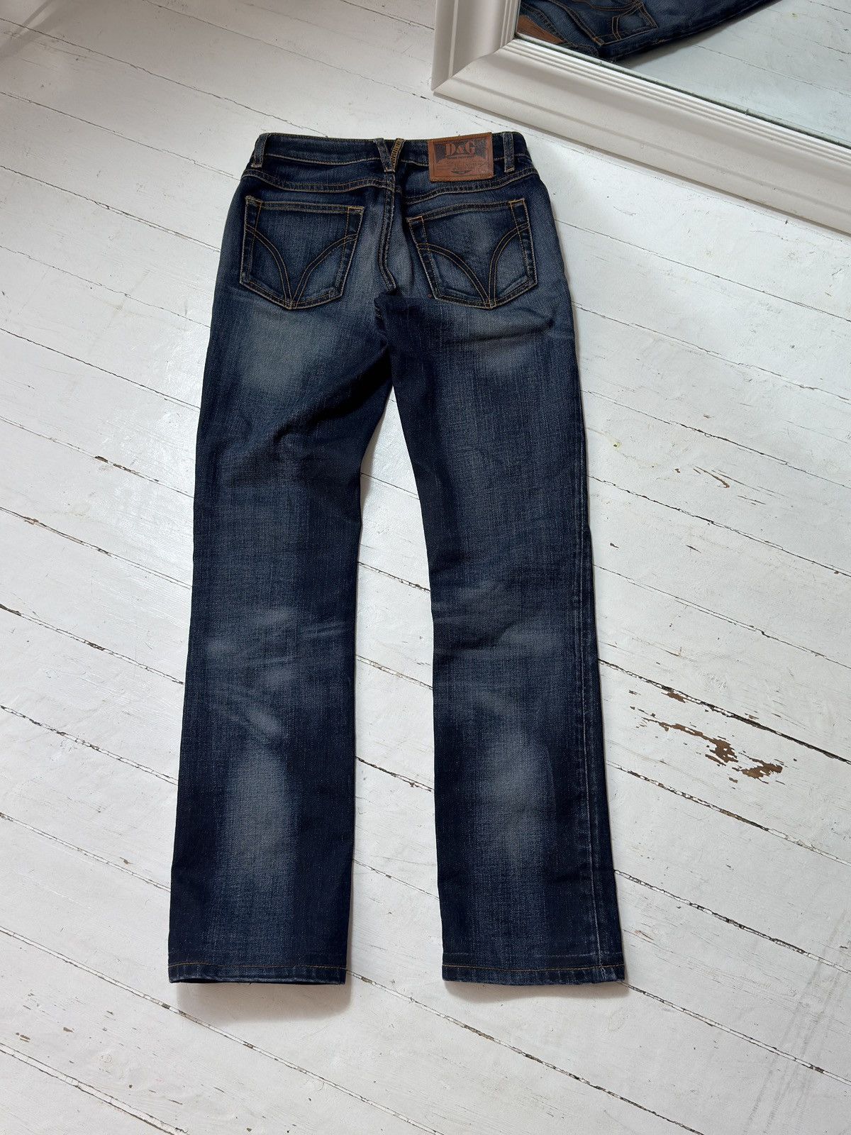 VINTAGE DOLCE&GABBANA 2000s SLIMMY WMN DENIM PANTS