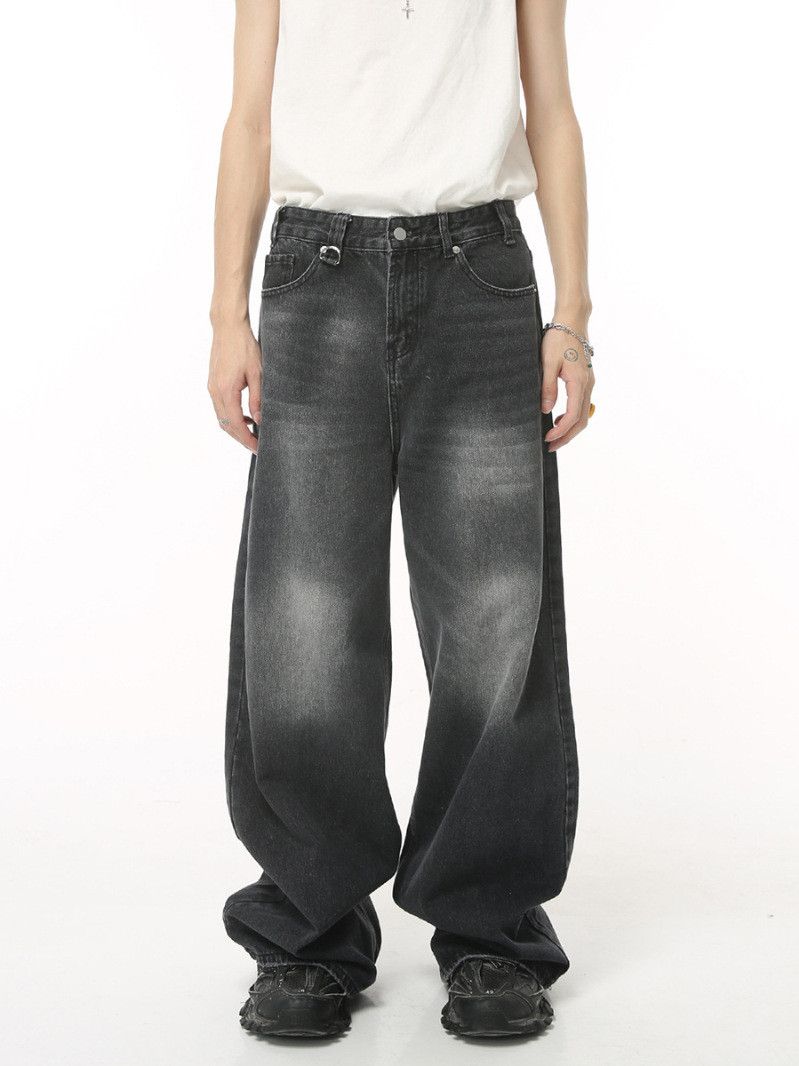 Japanese Brand × Jean Retro loose wide leg high street jeans Size US 32 / EU 48 - 1 Thumbnail