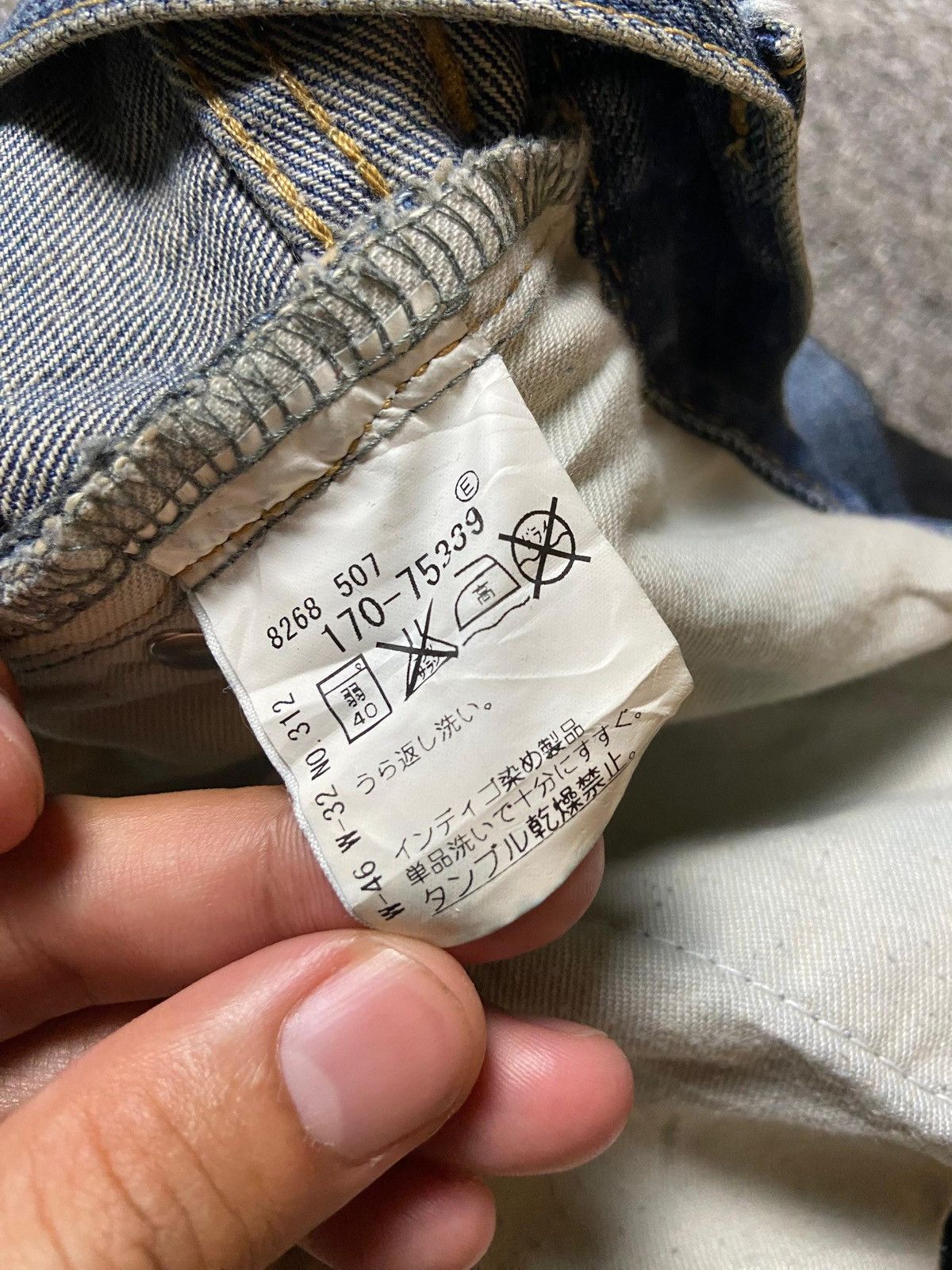 Takeo Kikuchi × Vintage Vintage Takeo Kikuchi Selvedge Ripped Jeans (123) Size US 37 - 4 Thumbnail