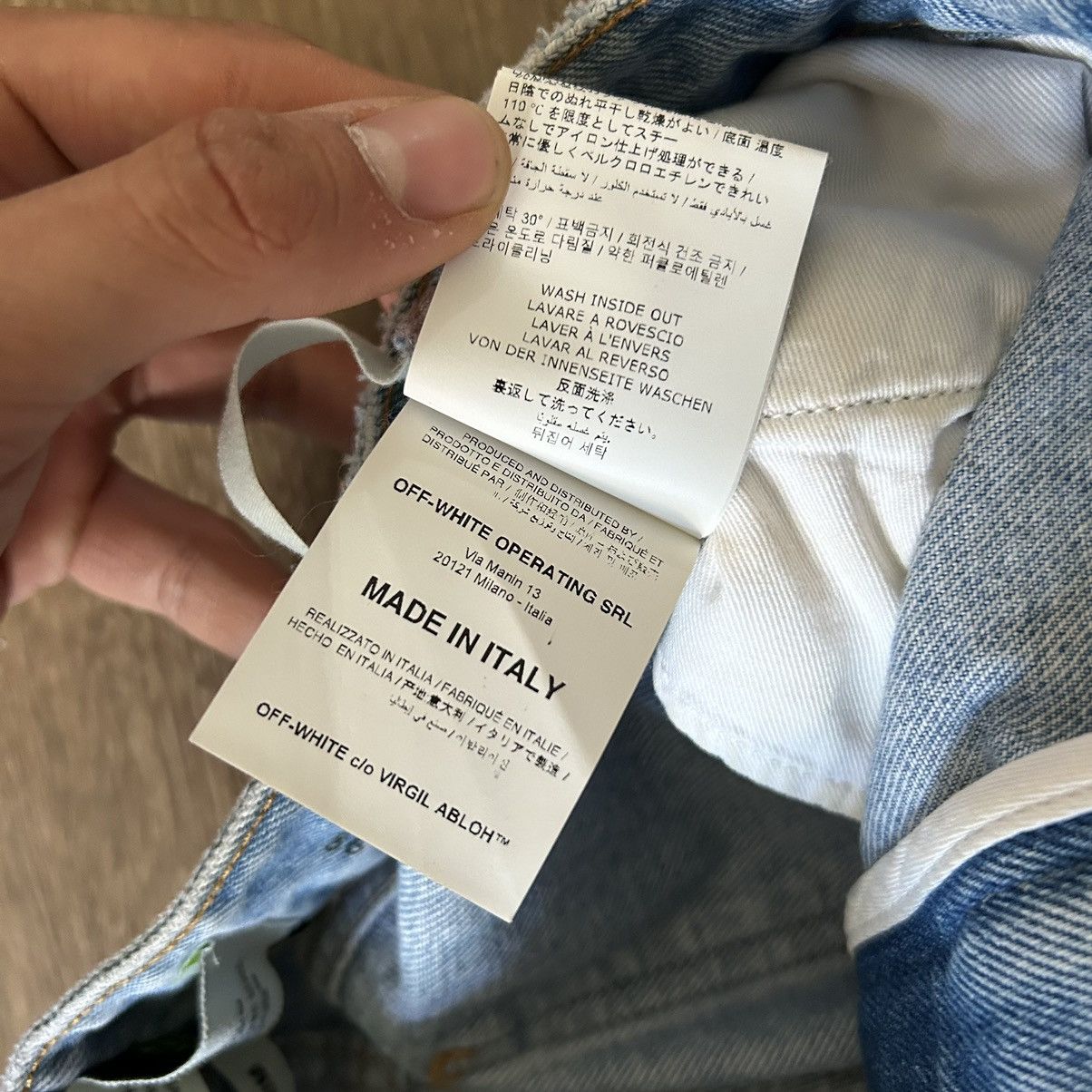 Off-White Off white denim jeans pink Size 25" / US 0 / IT 36 - 3 Thumbnail