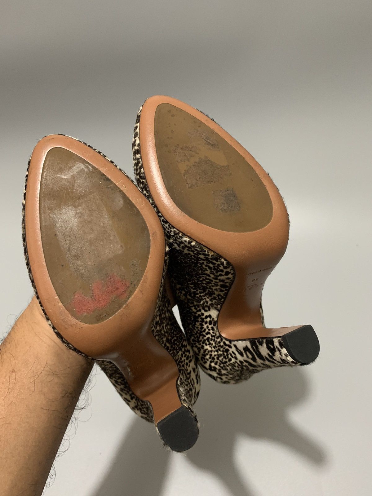 Alaia Alaia Leopard Fur Heels Size US 8 / IT 38 - 10 Thumbnail