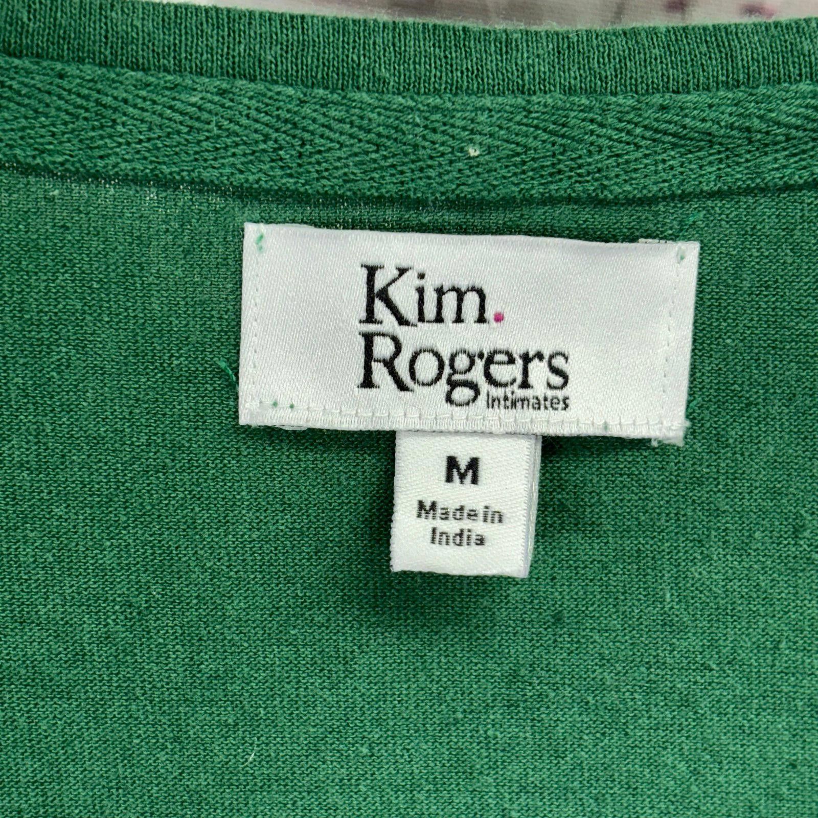 Other Kim Rogers Green Button-Up 3/4 Sleeve Cardigan Size Medium Size M / US 6-8 / IT 42-44 - 5 Thumbnail