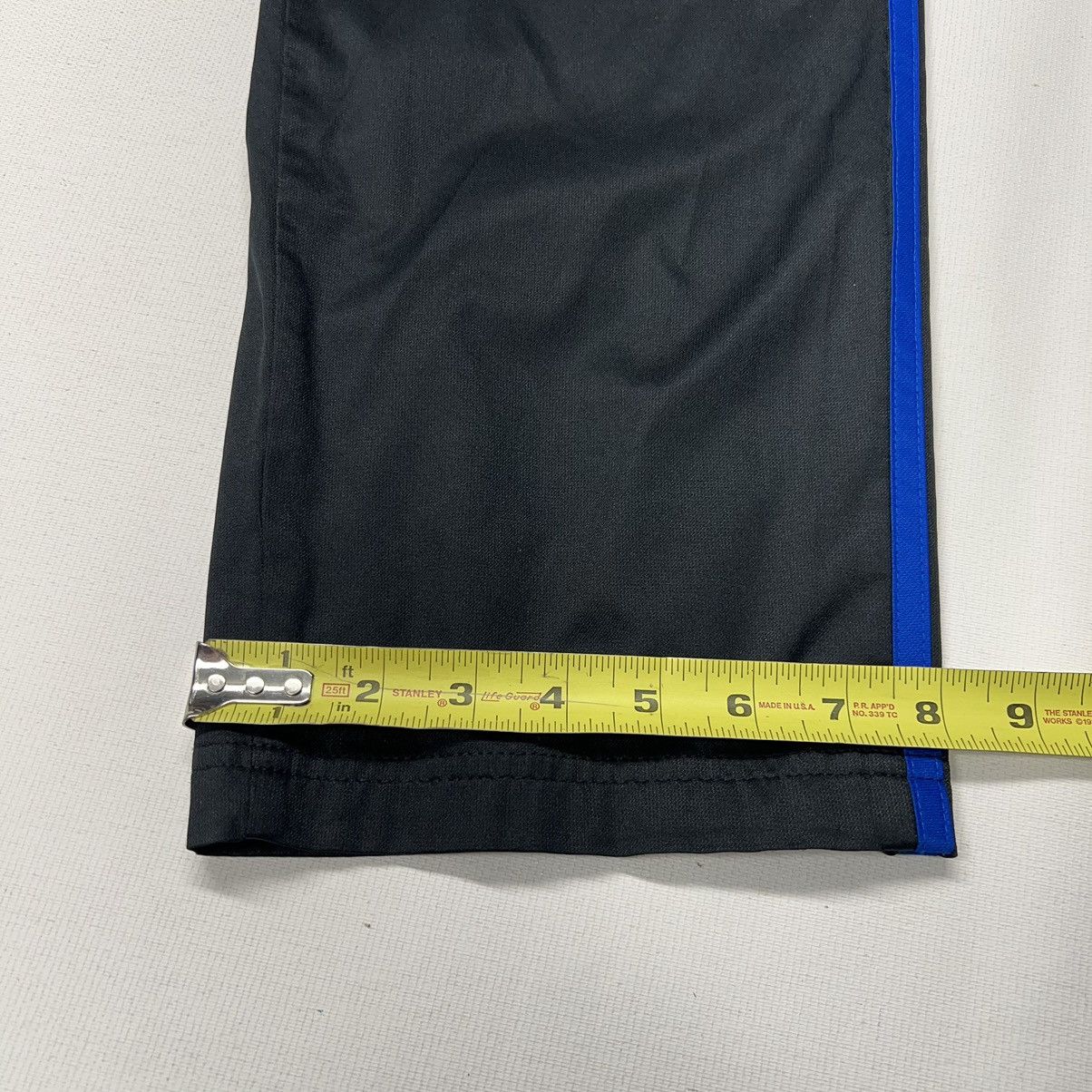 Adidas Adidas Track Pants Black Straight Blue Stripe Climalite Y2K Size US 30 / EU 46 - 15 Thumbnail