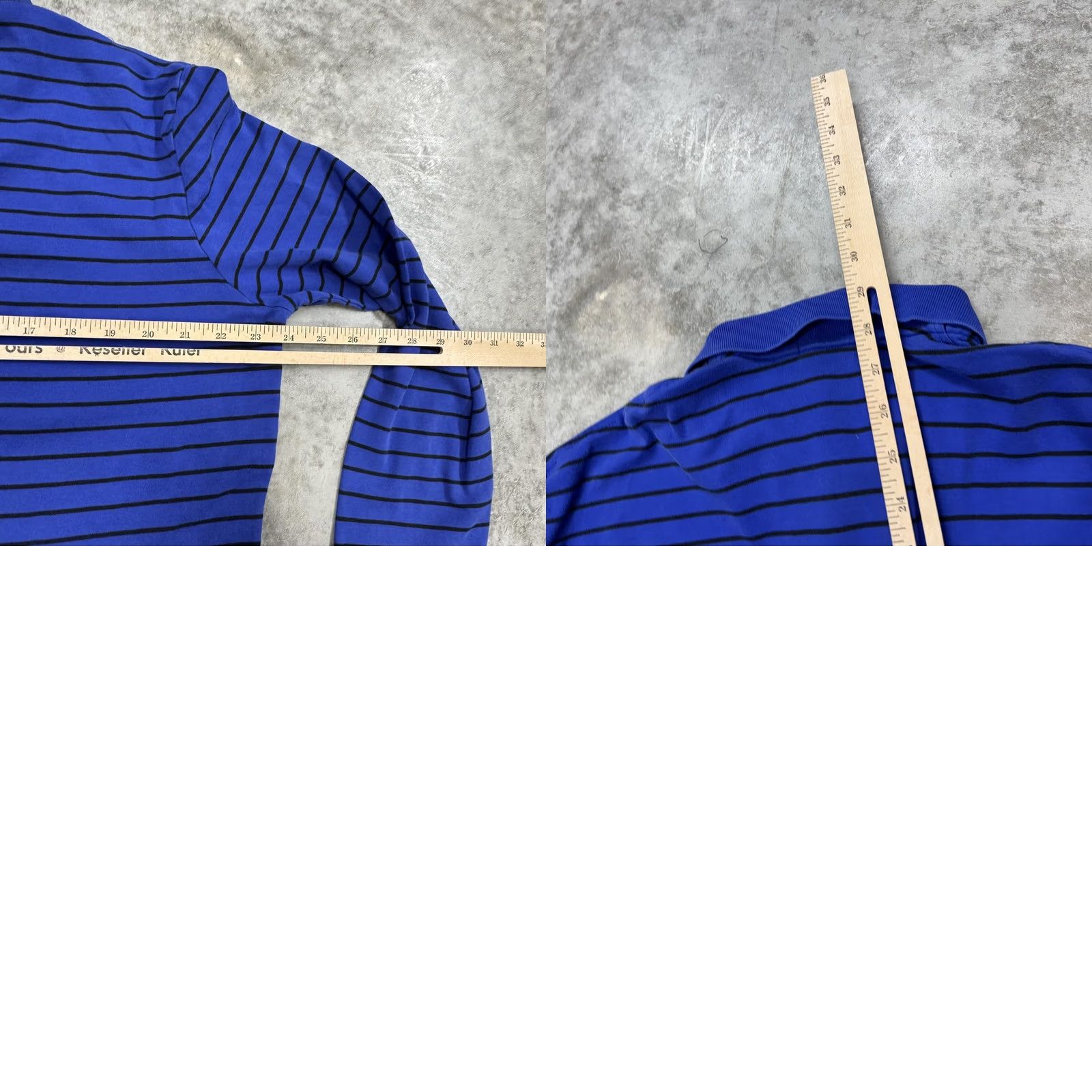 Polo Ralph Lauren Polo Ralph Lauren Polo Shirt Mens XL Blue Black Stripe Long Sleeve Casual Size US XL / EU 56 / 4 - 8 Thumbnail