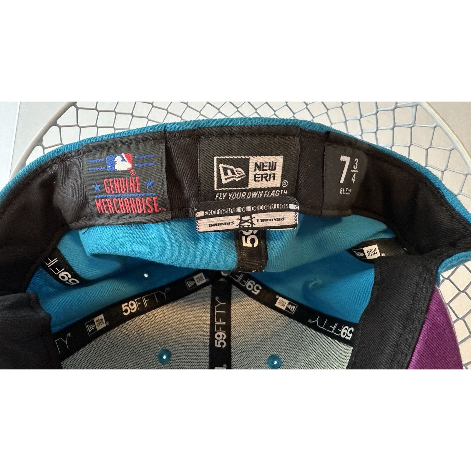 New Era New Era 59fifty 7 3/4 Hat Los Angeles Angels Teal Reflective Size ONE SIZE - 11 Thumbnail